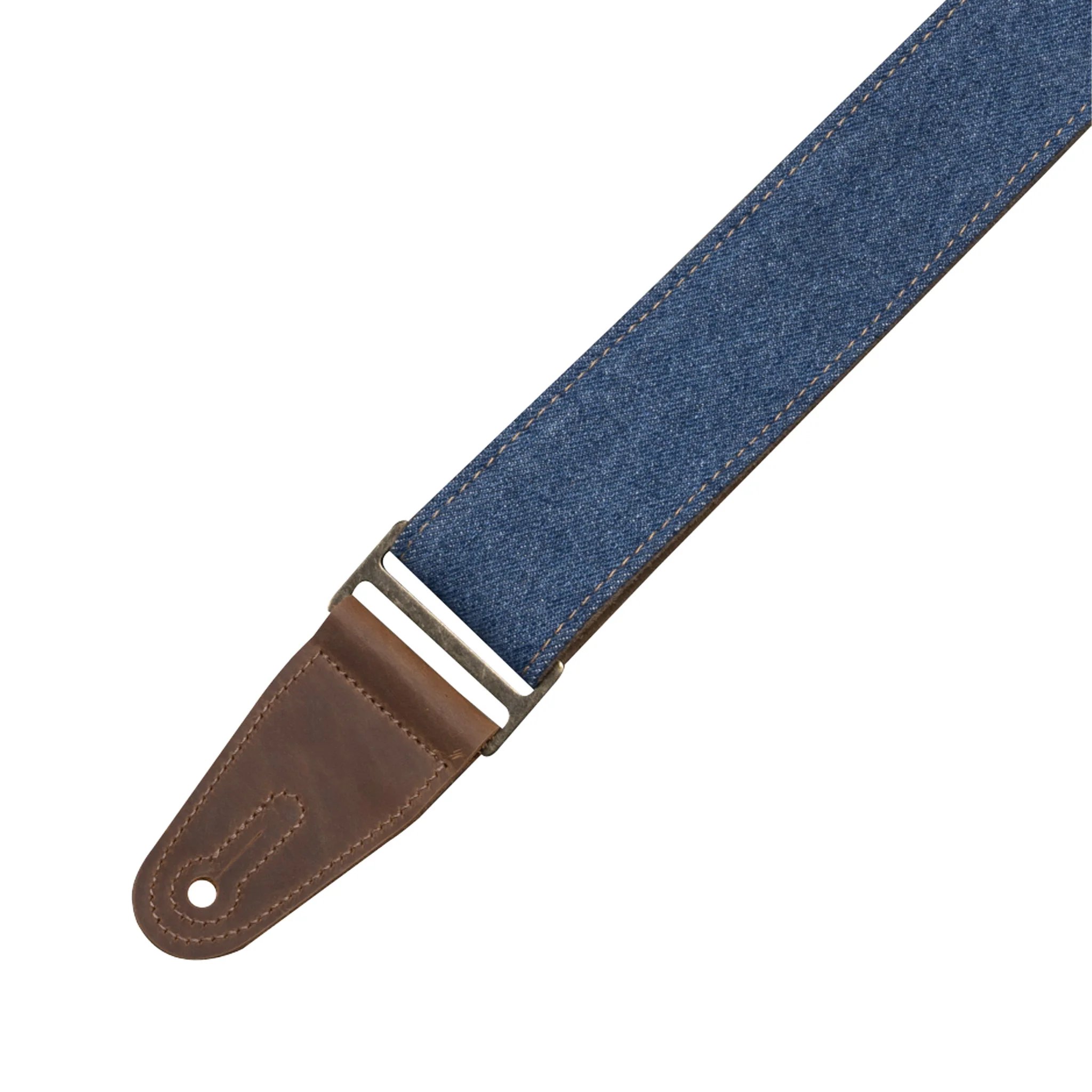 Levys Leathers Denim 2 Inch Guitar Strap, Blue - Image 5