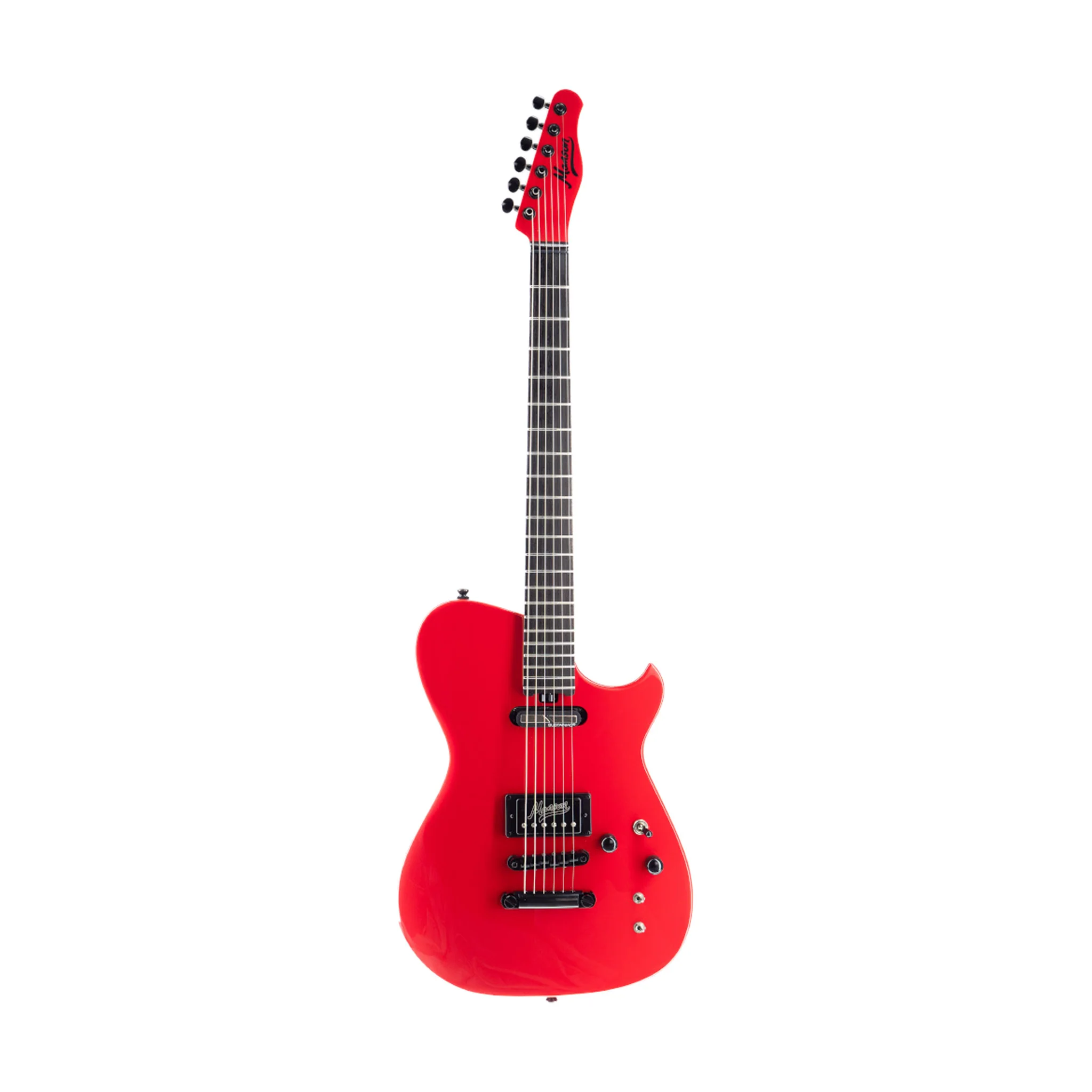 Manson Guitar Works M-Series MB-1 Sustainer Electric Guitar w/MONO Bag, RW FB, Gloss Red Alert