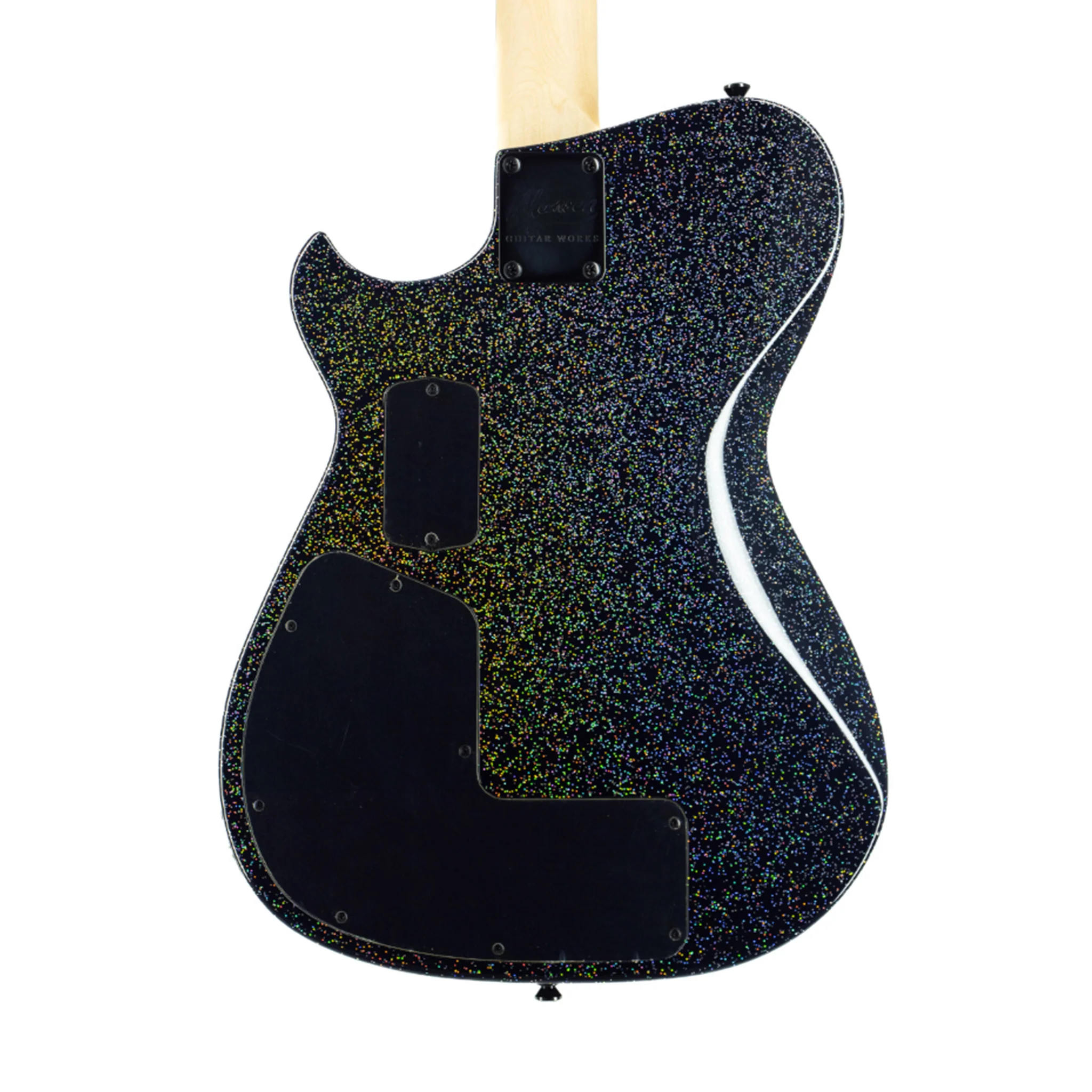 Manson Guitar Works MB-1 M-Series Sustainiac Fuzz Factory Electric Guitar, Night Sky Hollow Sparkle - Image 4