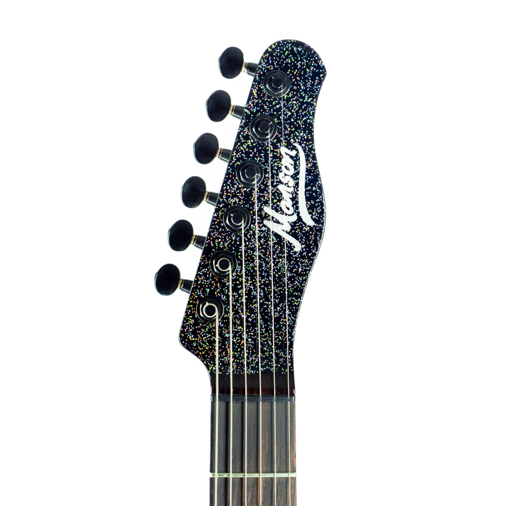 Manson Guitar Works MB-1 M-Series Sustainiac Fuzz Factory Electric Guitar, Night Sky Hollow Sparkle - Image 5