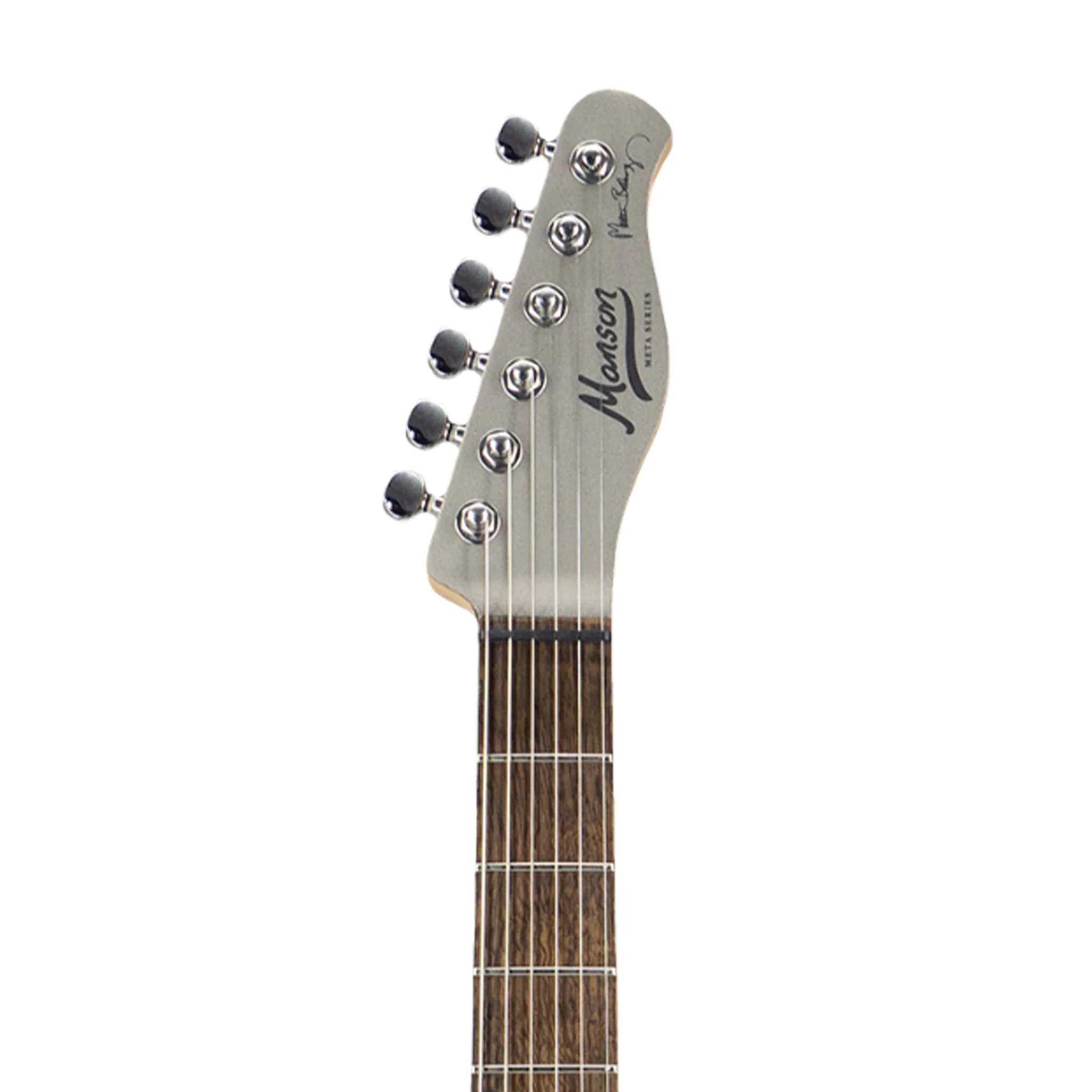 Manson Guitar Works Meta Series MBM-2 Fuzz Factory Electric Guitar, Starlight Silver - Image 5
