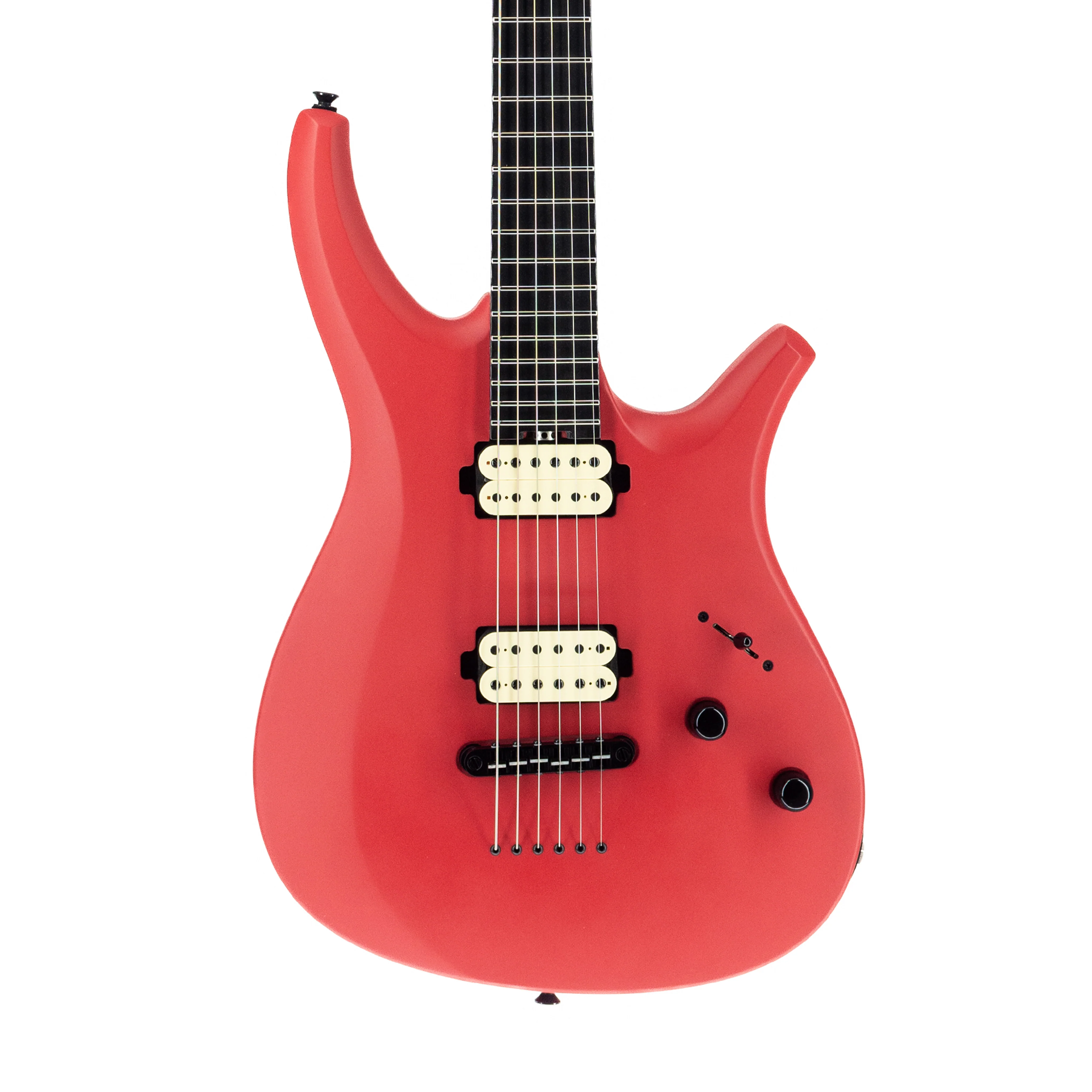 Manson Guitar Works ORYX VI Electric Guitar, Satin Fire Red - Image 3