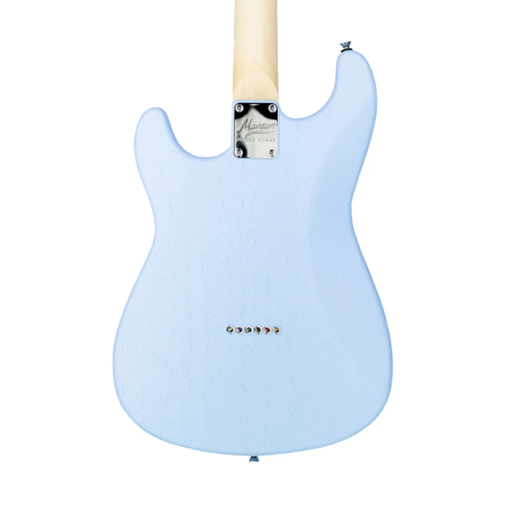 Manson Guitar Works Verona Junior Electric Guitar, Pacific Blue - Image 4