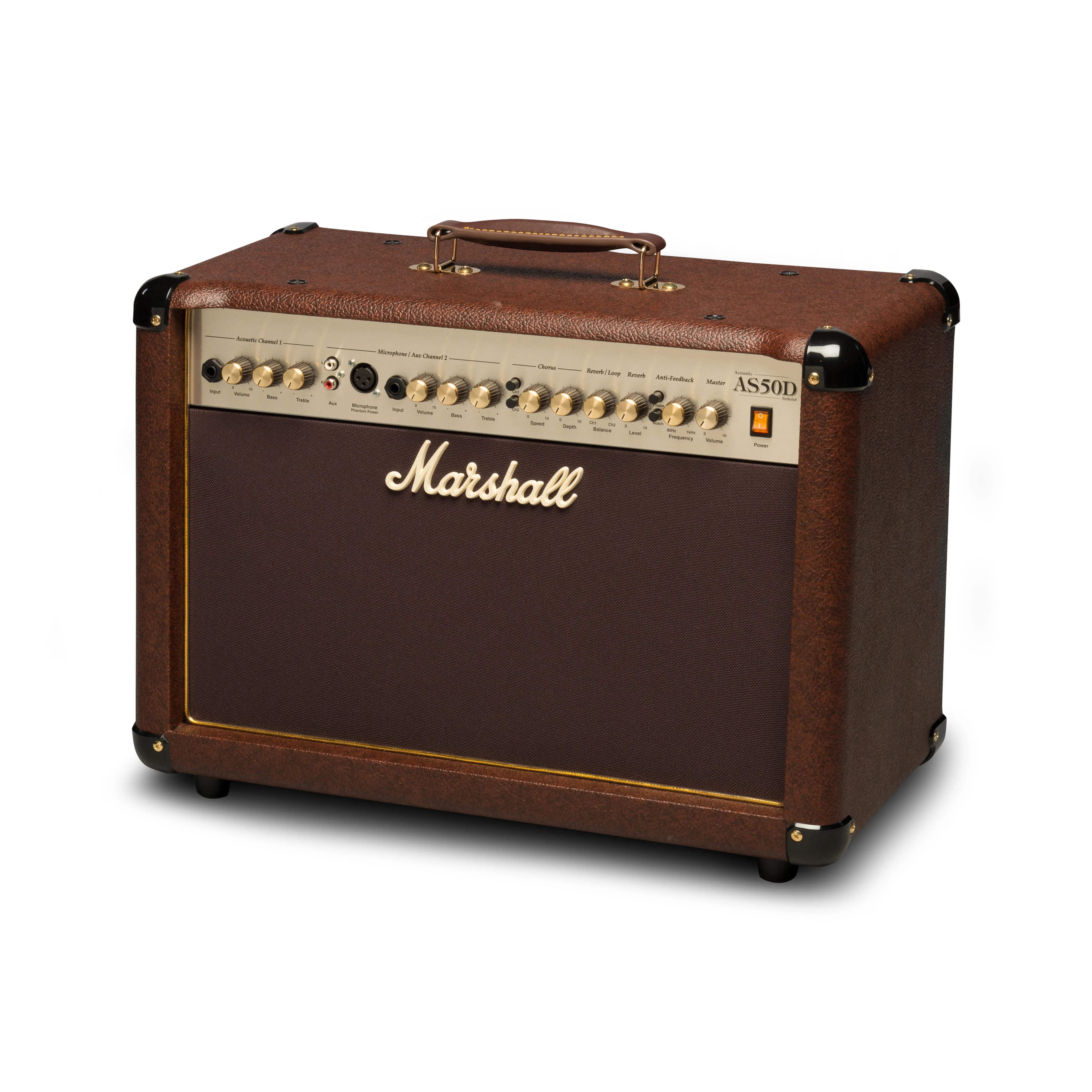 Marshall AS50D 50W Acoustic Guitar Combo Amplifier w/Digital Chorus & Reverb - Image 3