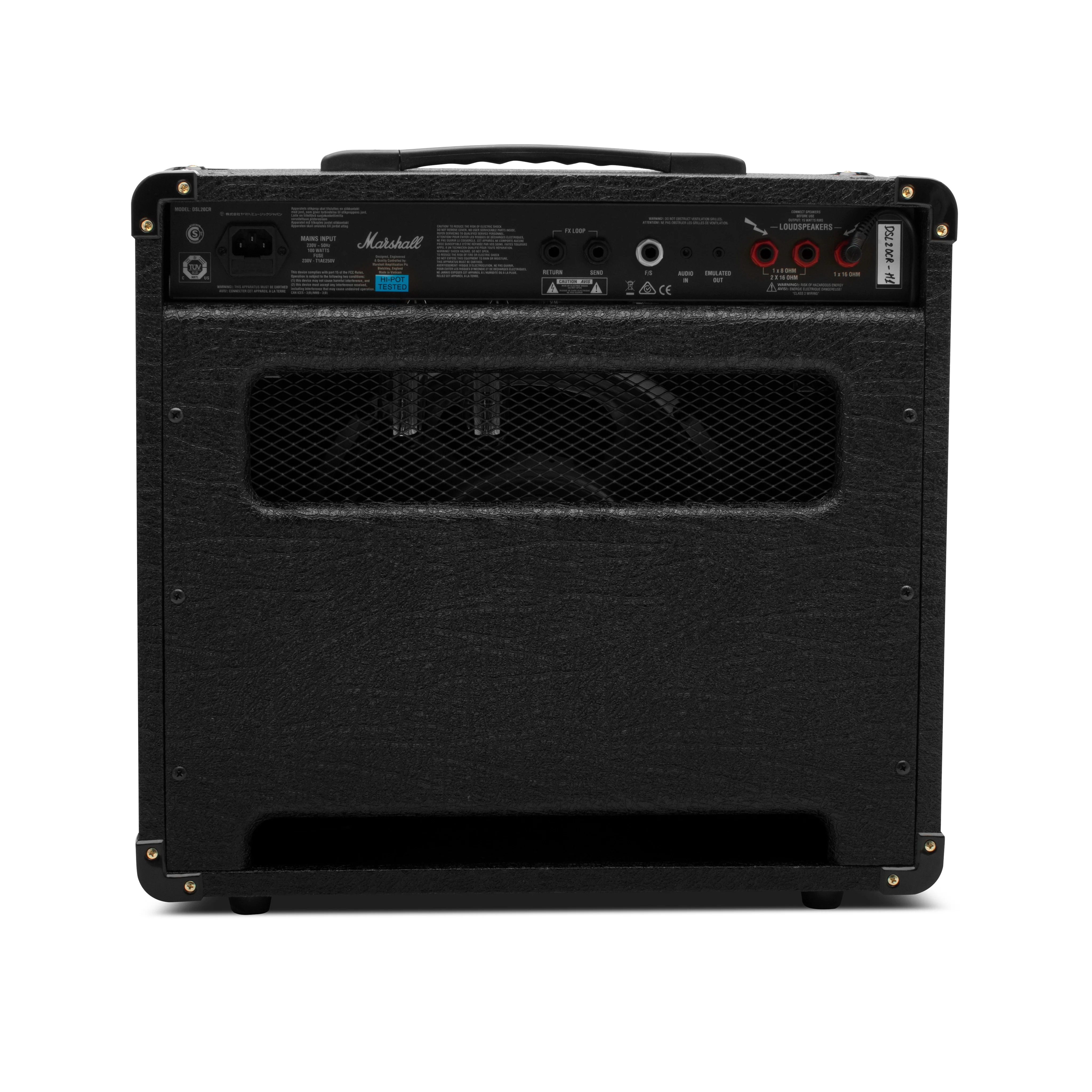 Marshall DSL20CR 20W 1x12 Dual Channel Tube Guitar Combo Amplifier w/Reverb - Image 4
