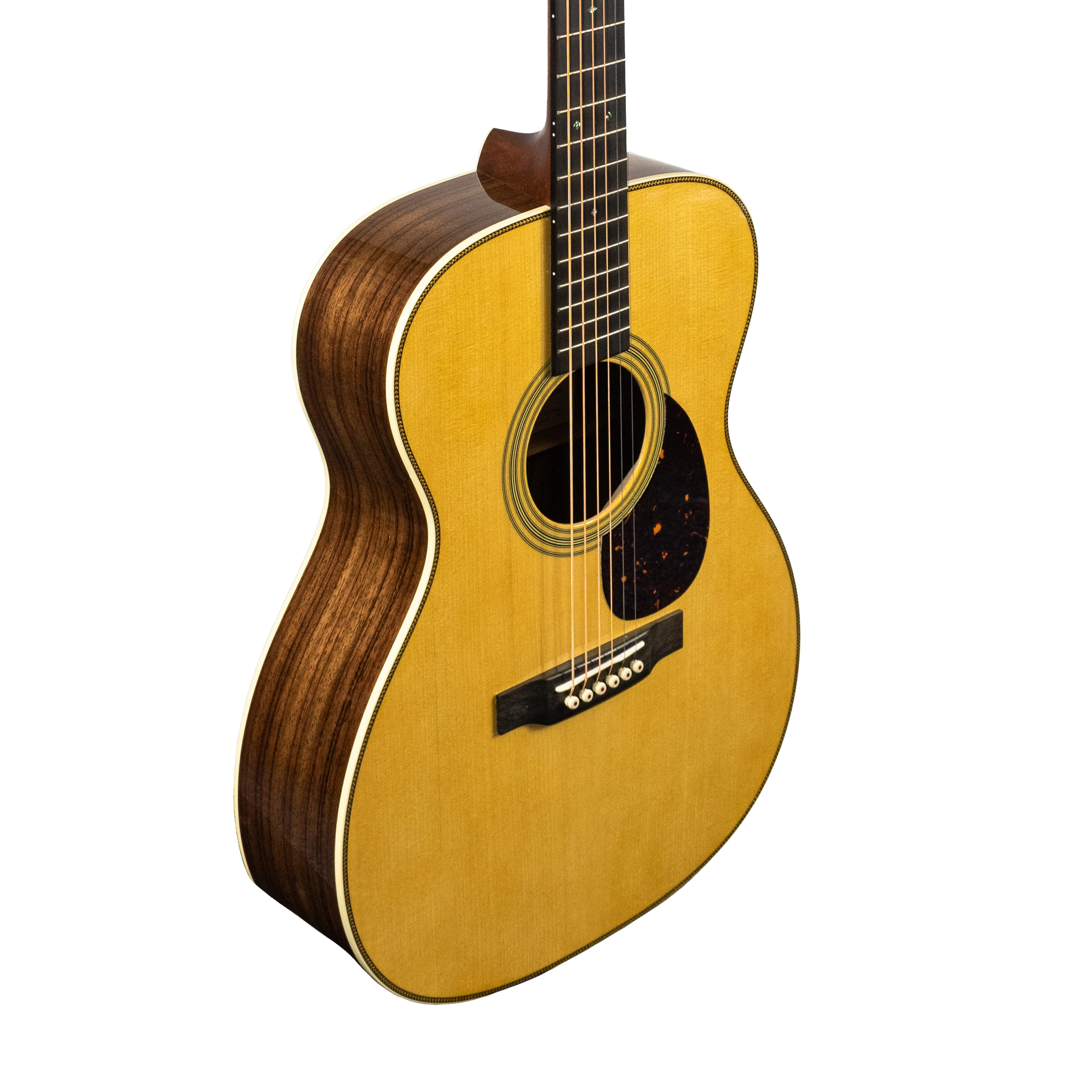 Martin Custom Shop North Street Edition OM-28 Herringbone Acoustic Guitar w/Case, Wild Grain EIR - Image 4