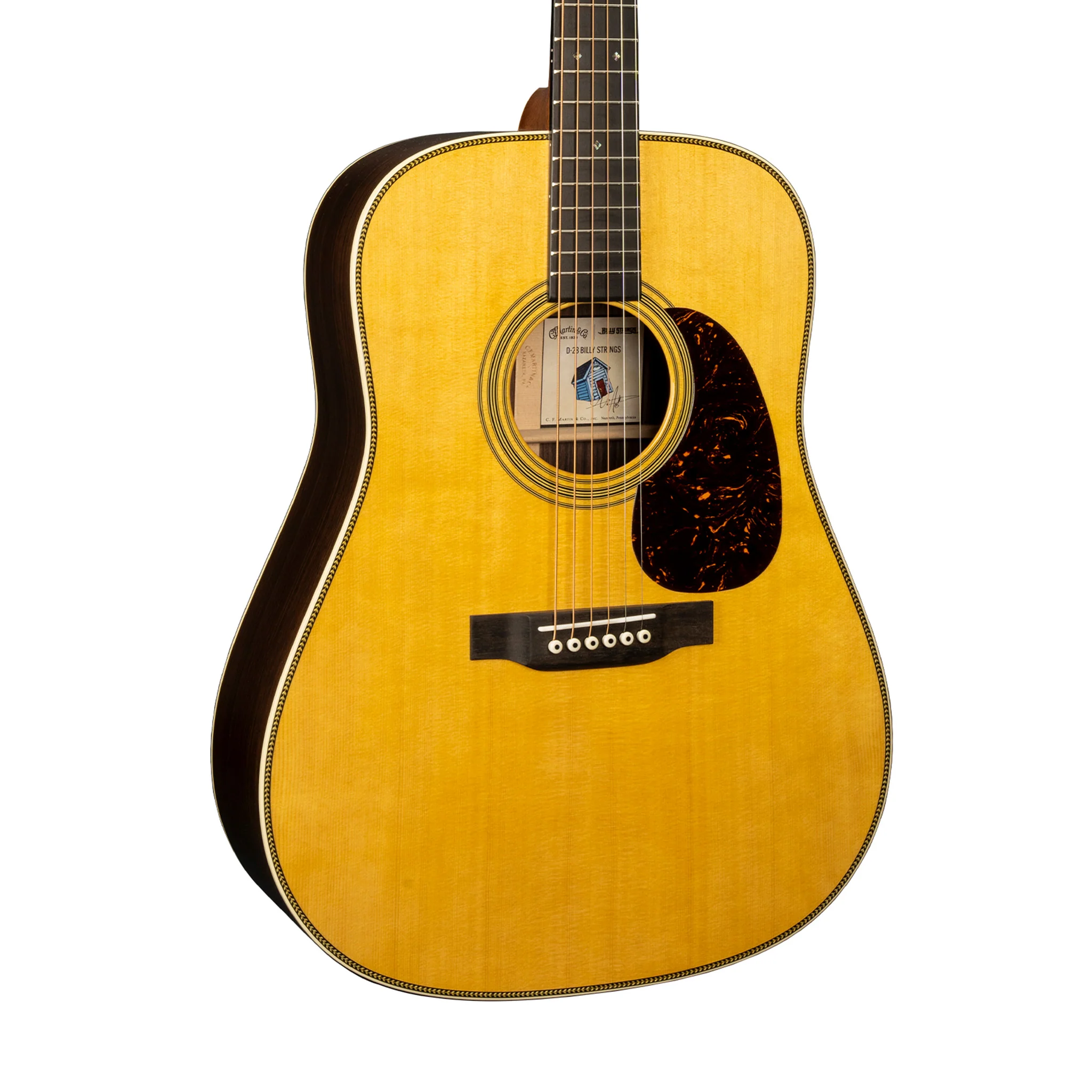Martin D-28 Billy Strings Signature Acoustic Guitar, Natural w/Antique Toner - Image 3