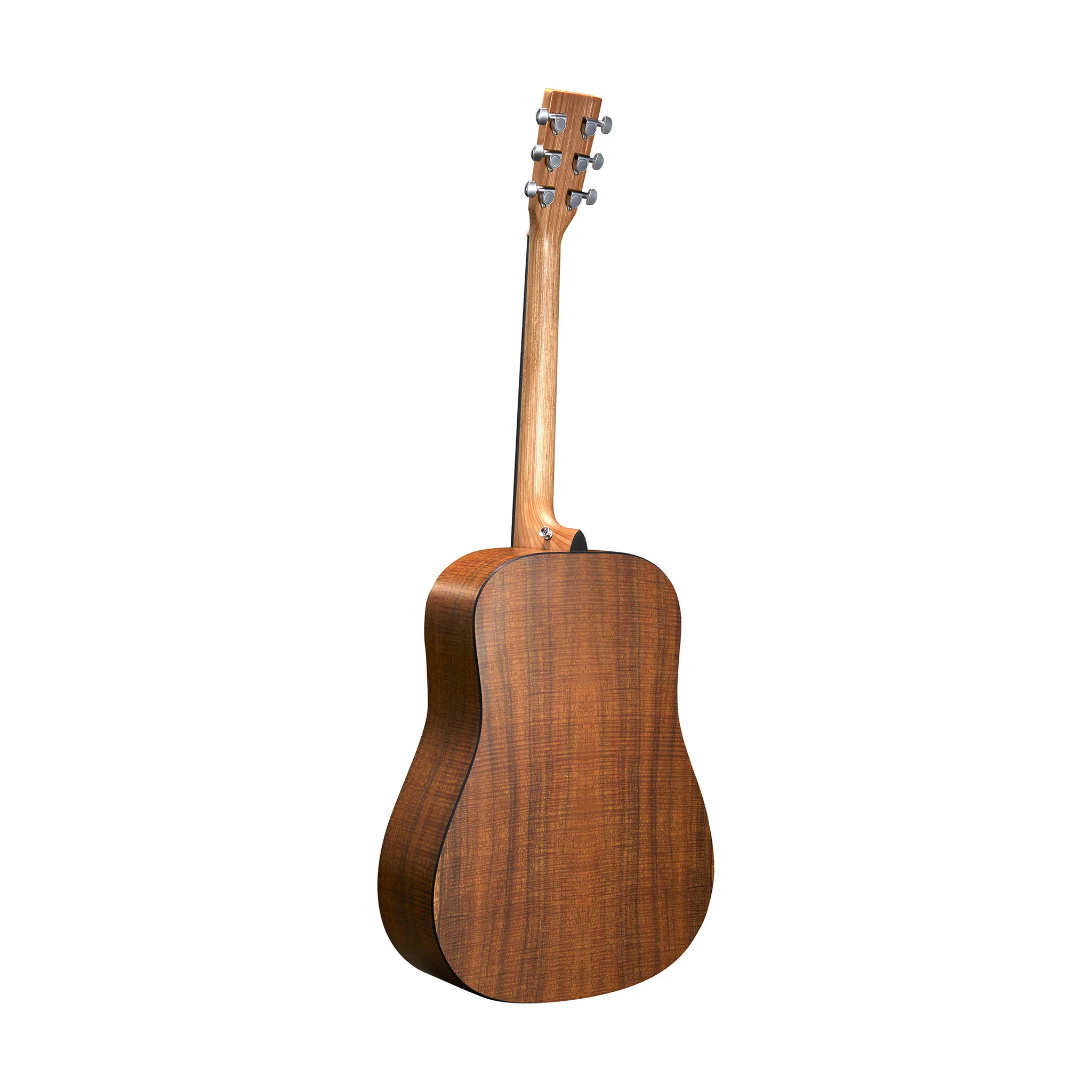 Martin D-X1E Koa Acoustic-Electric Guitar w/Bag, Figured Koa - Image 2