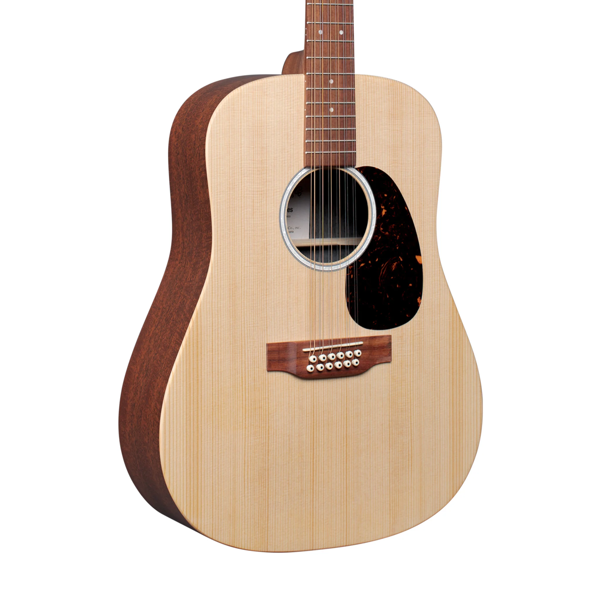 Martin D-X2E 12 String X Series Left-Handed Acoustic-Electric Guitar - Image 3