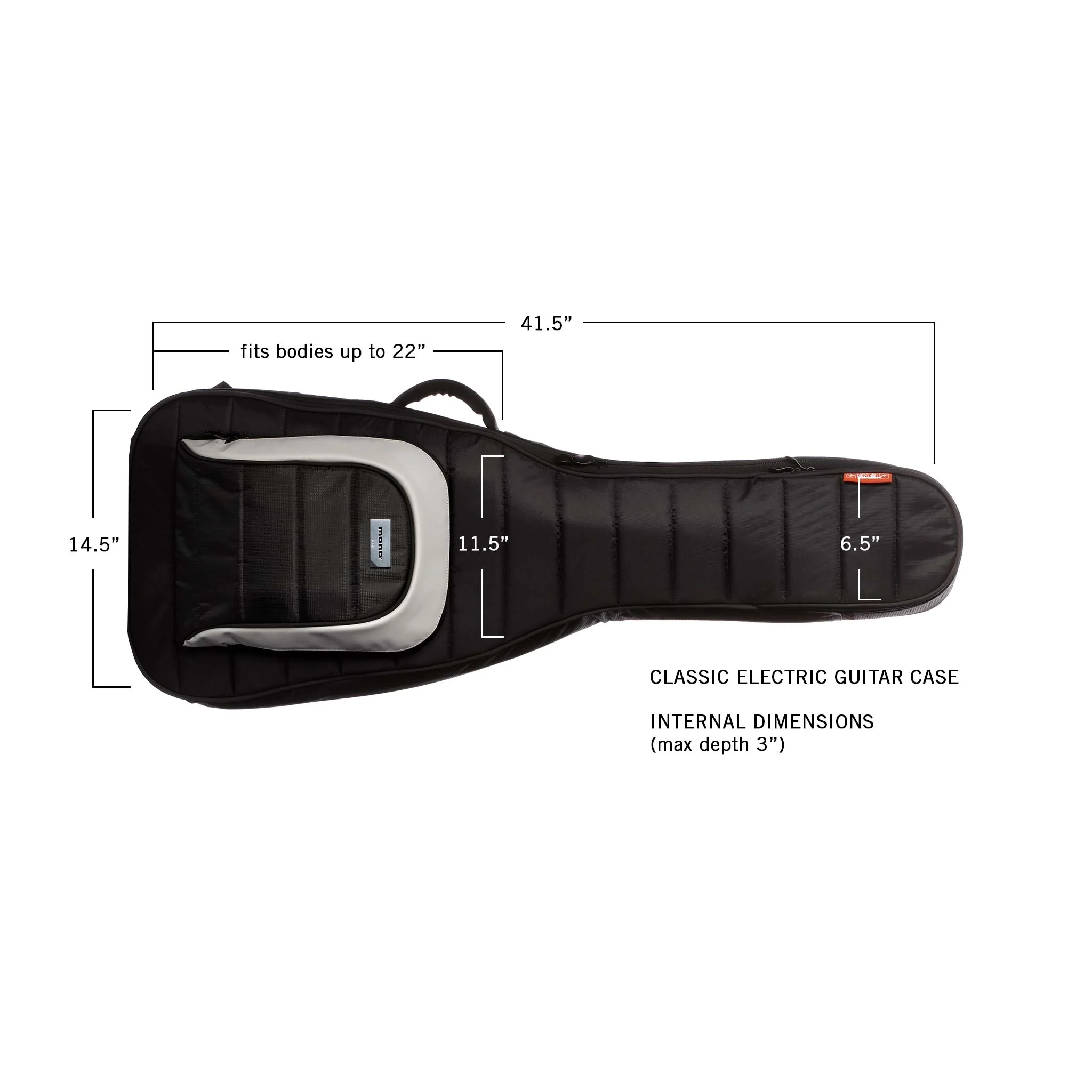 MONO Classic Electric Guitar Case, Black - Image 7
