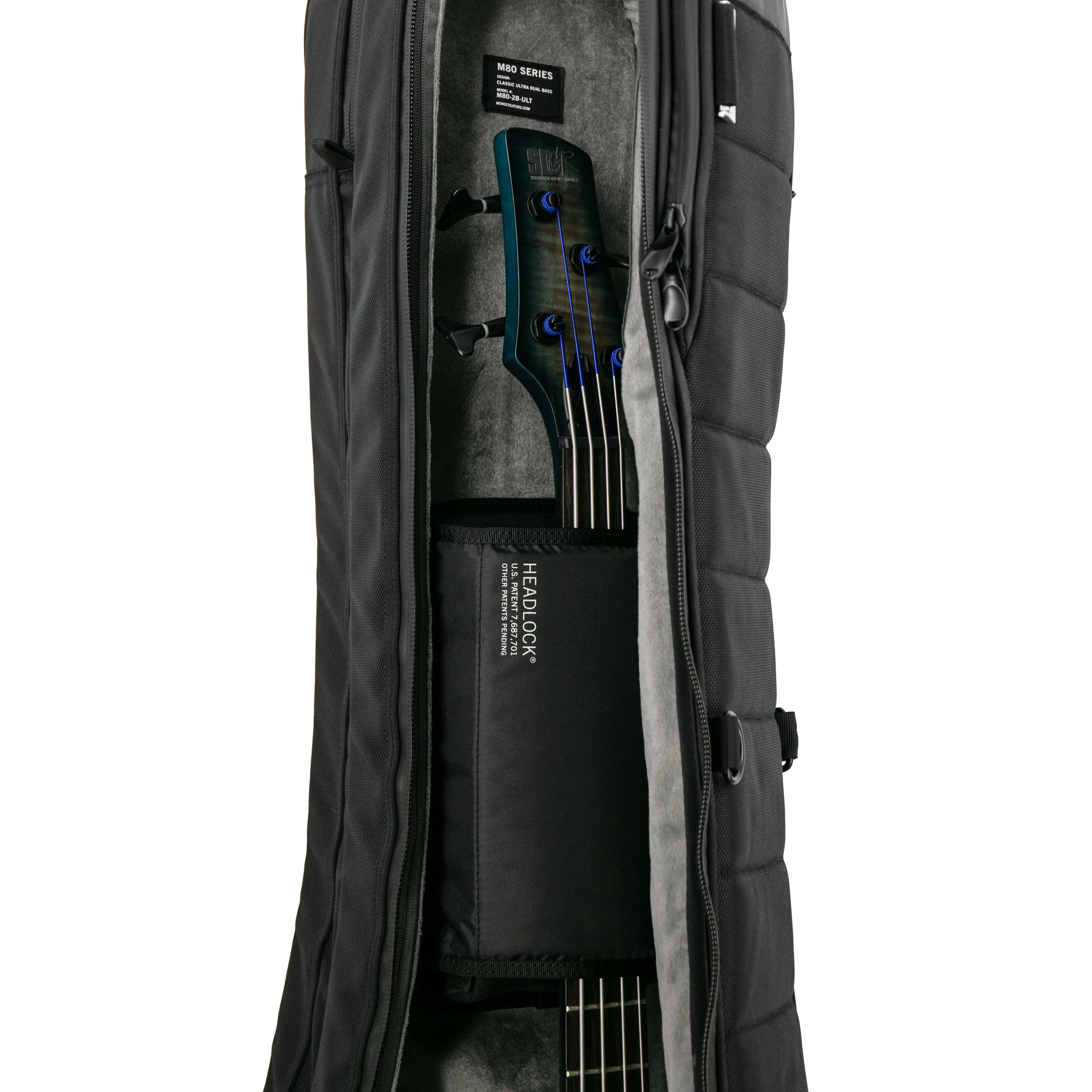 MONO M80 Classic Ultra Dual Bass Case, Black - Image 12