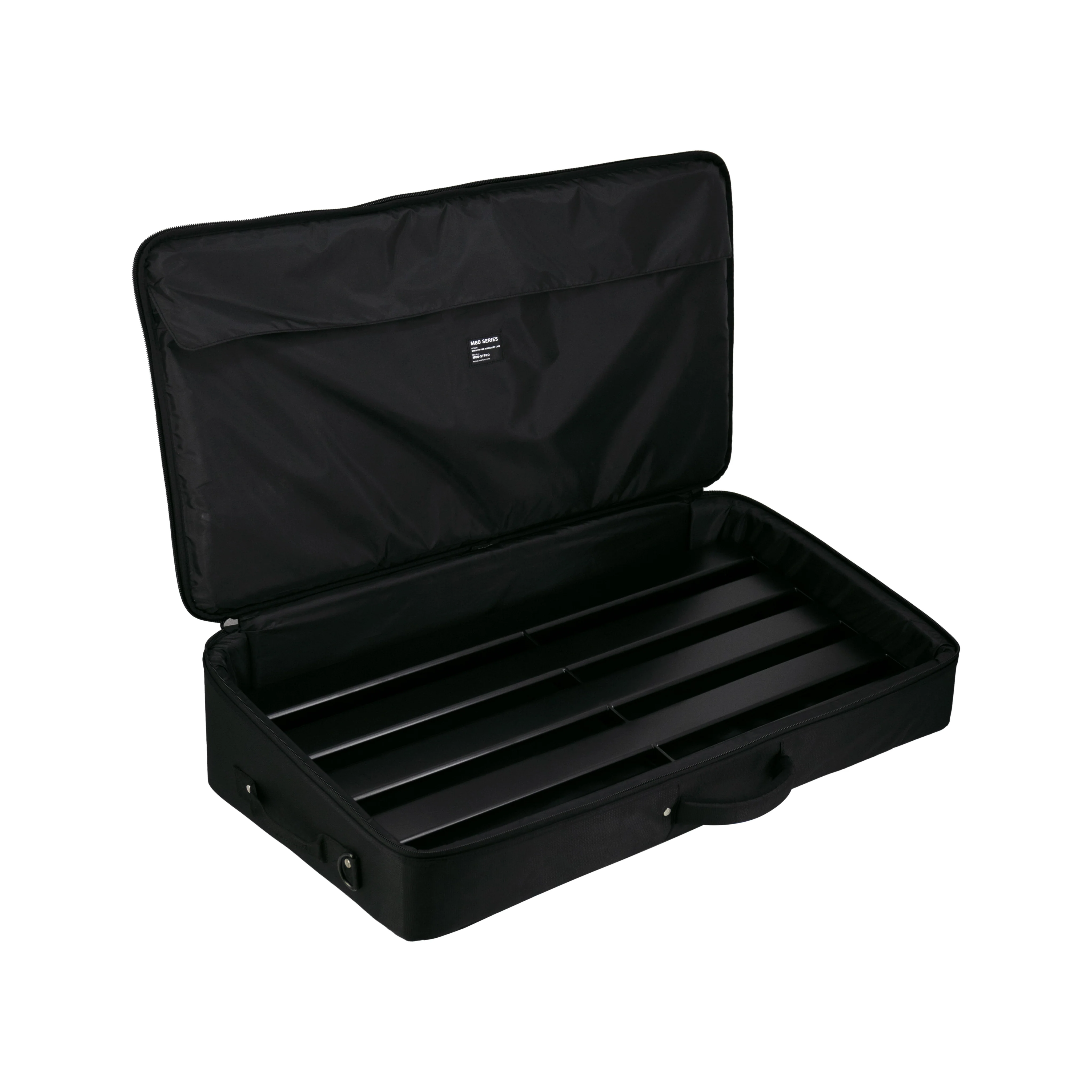 MONO Pedalboard Rail Large, Black and Stealth Pro Accessory Case, Black - Image 12