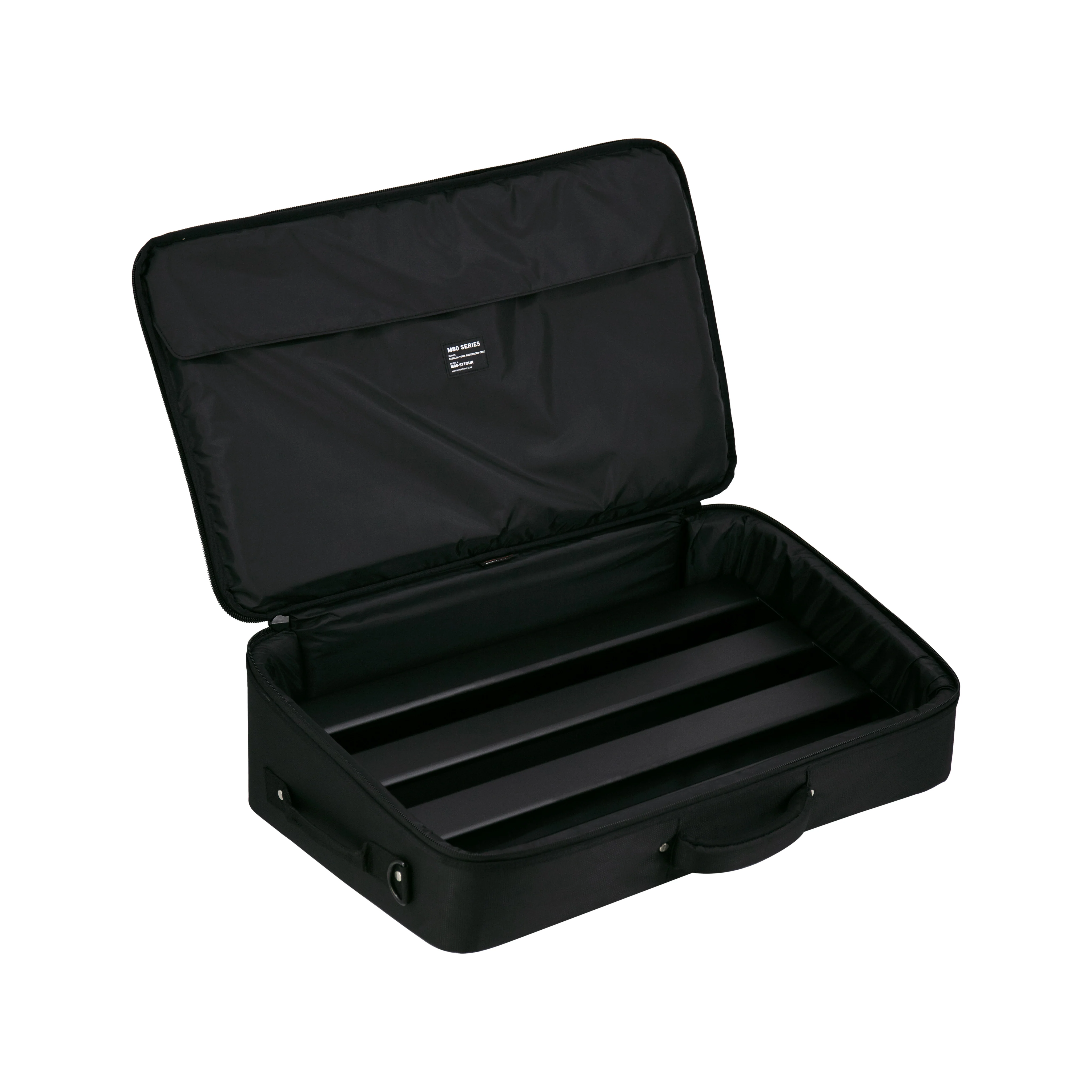 MONO Pedalboard Rail Medium, Black and Stealth Tour Accessory Case, Black - Image 12