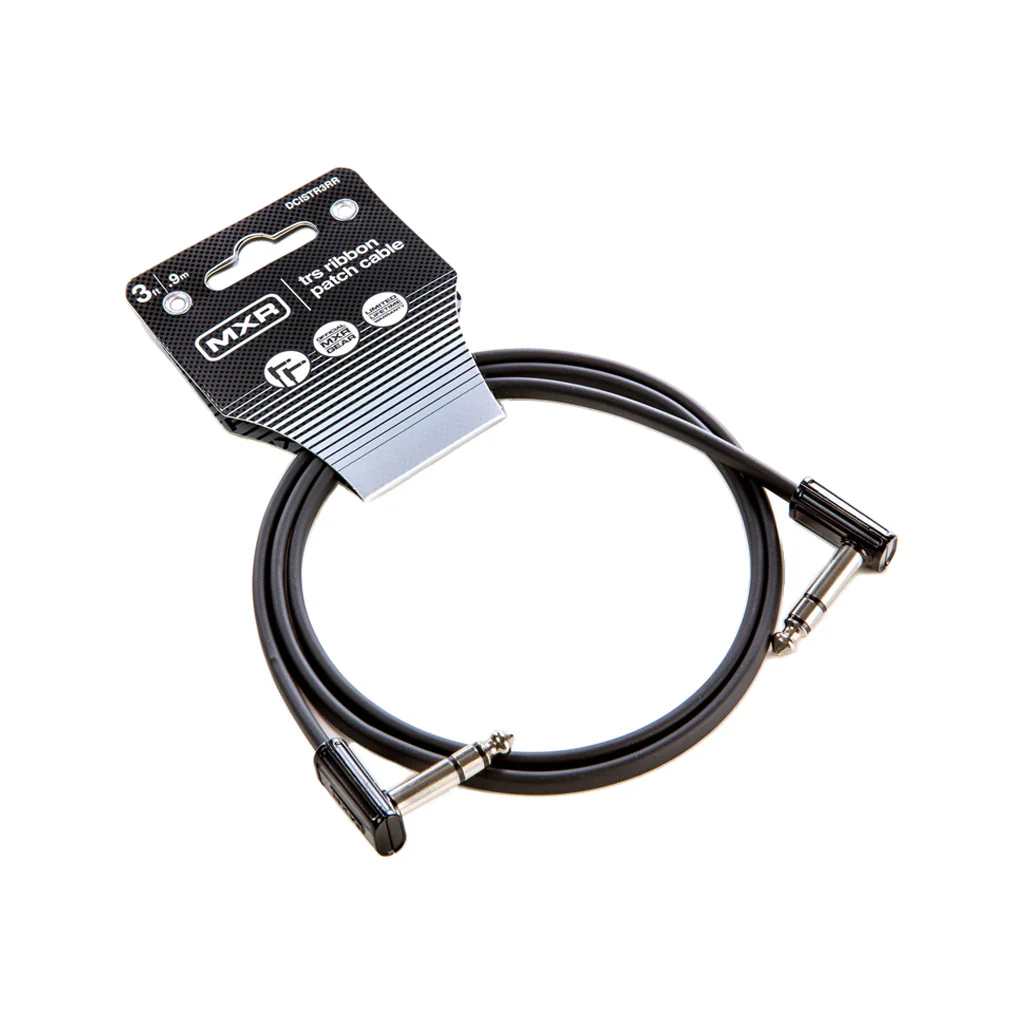 MXR DCISTR3RR 3-foot Right Angle to Right Angle Ribbon Stereo Patch Cable - Image 3