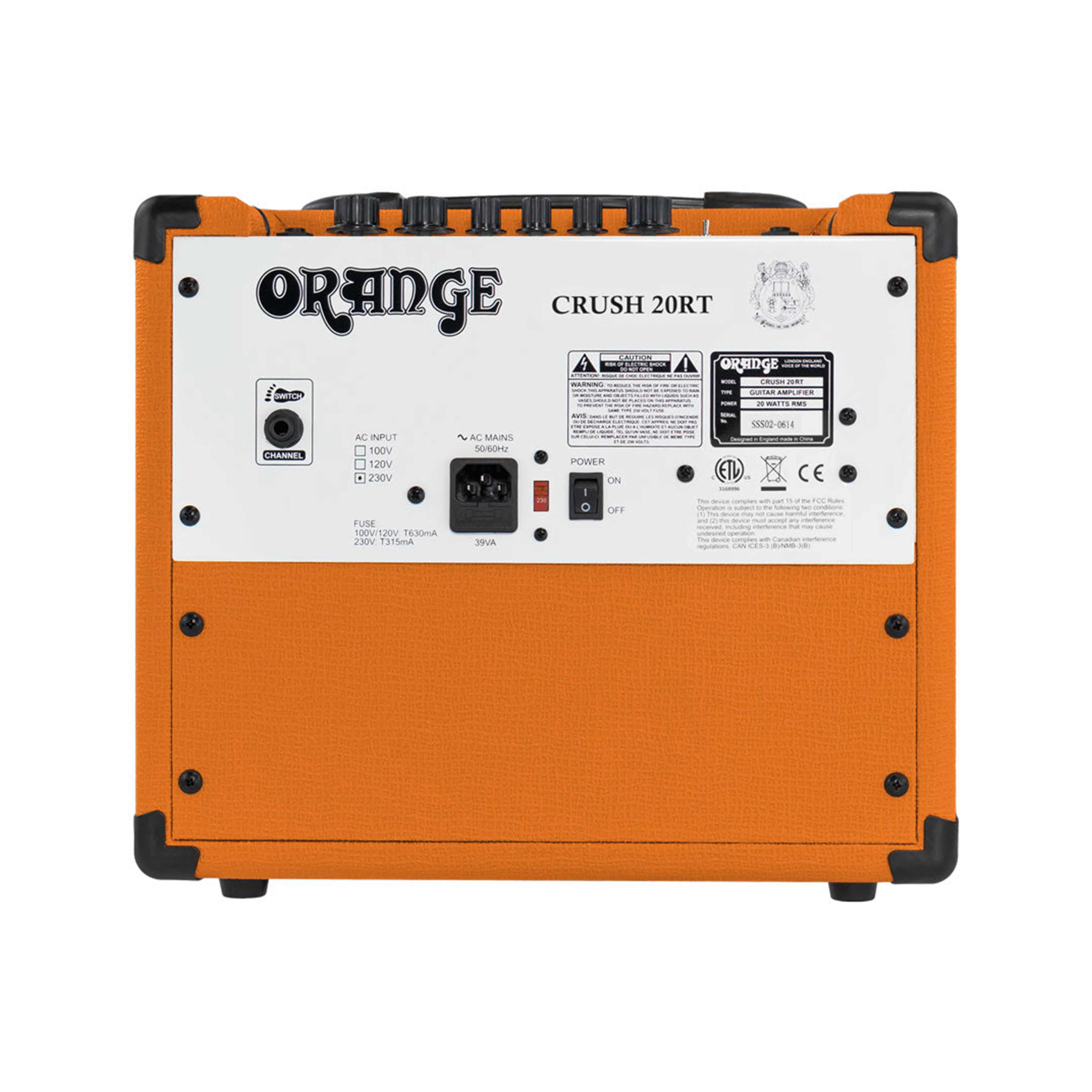 Orange Crush 20RT 1x8" 20-watt Combo Amp - Image 5