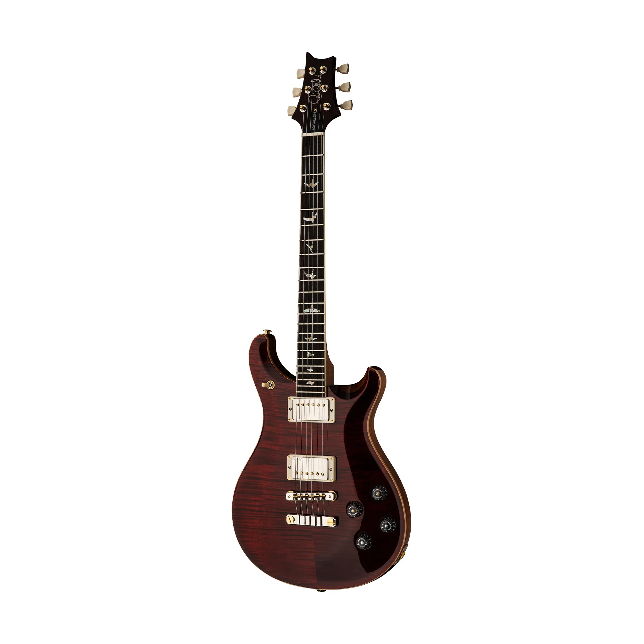 PRS McCarty 594 10-Top Electric Guitar, Red Tiger - Image 5