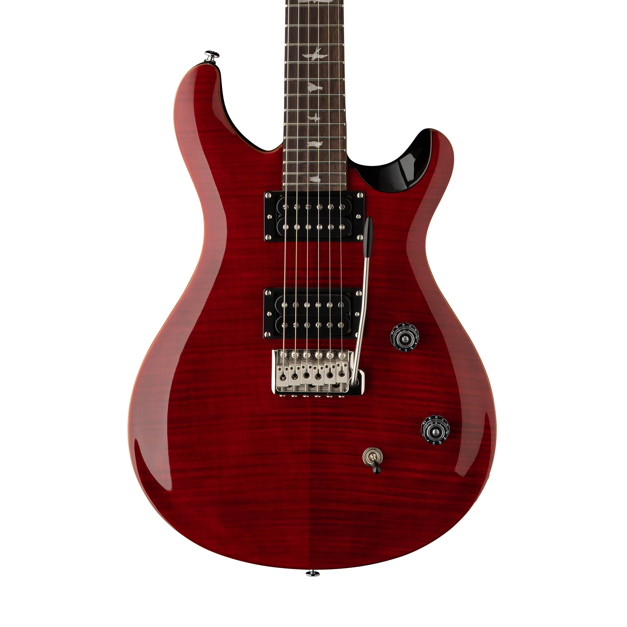 PRS SE CE24 Maple Top Electric Guitar, Maple FB, Black Cherry - Image 4
