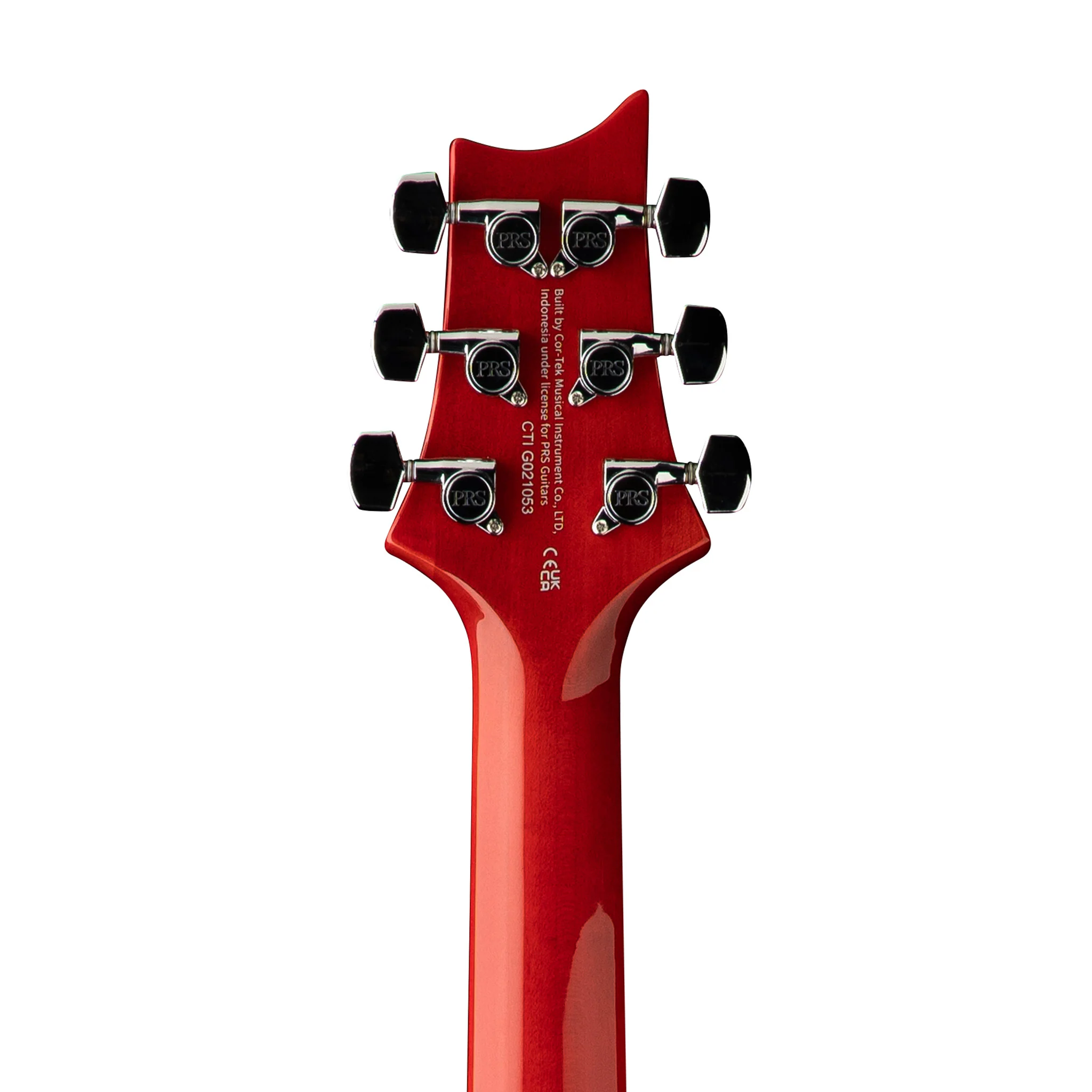 PRS SE Custom 24-08 Electric Guitar, Charcoal Cherry Burst - Image 7