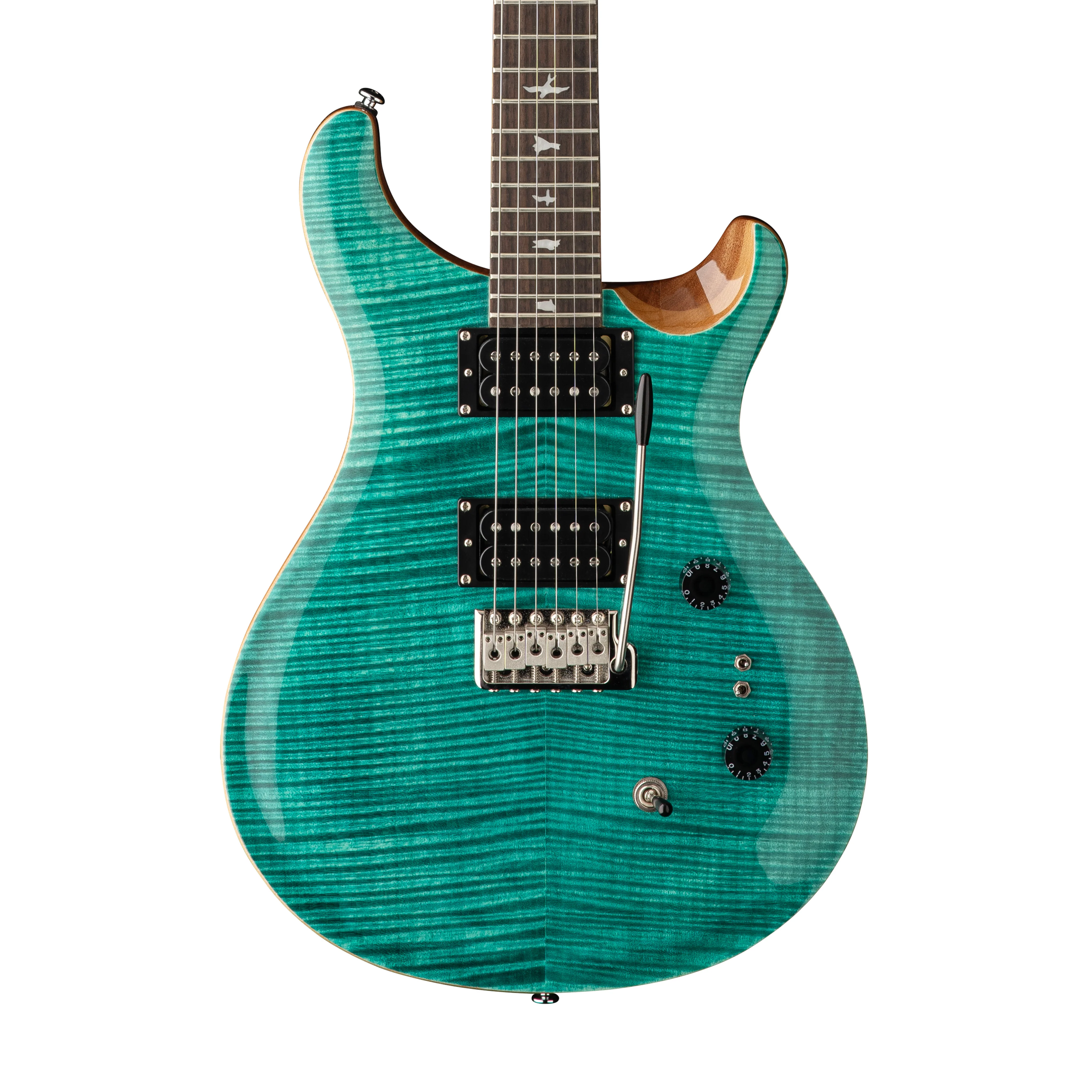 PRS SE Custom 24-08 Electric Guitar w/Bag, Turquoise - Image 4