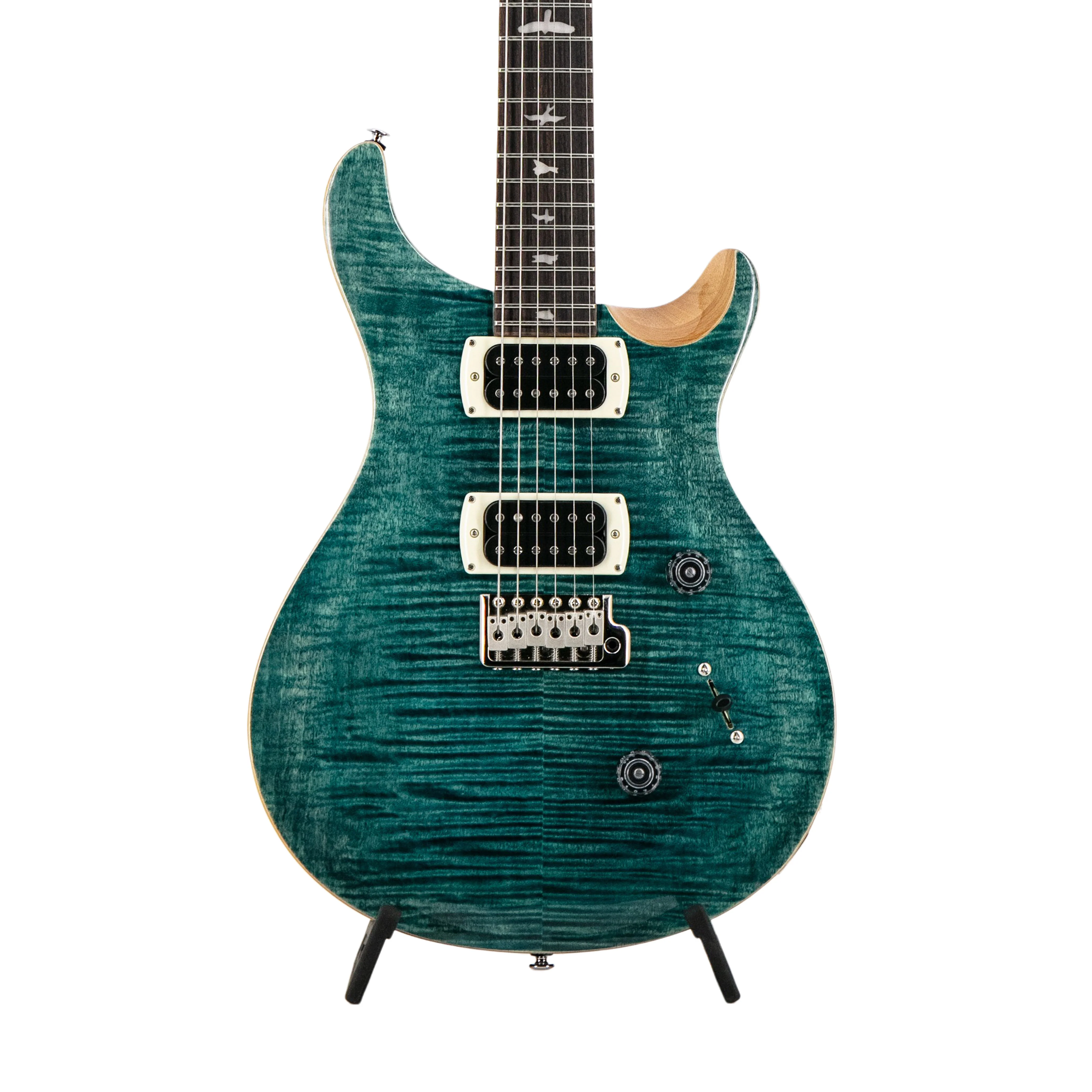 PRS SE Custom 24 Electric Guitar, Slate Blue - Image 3