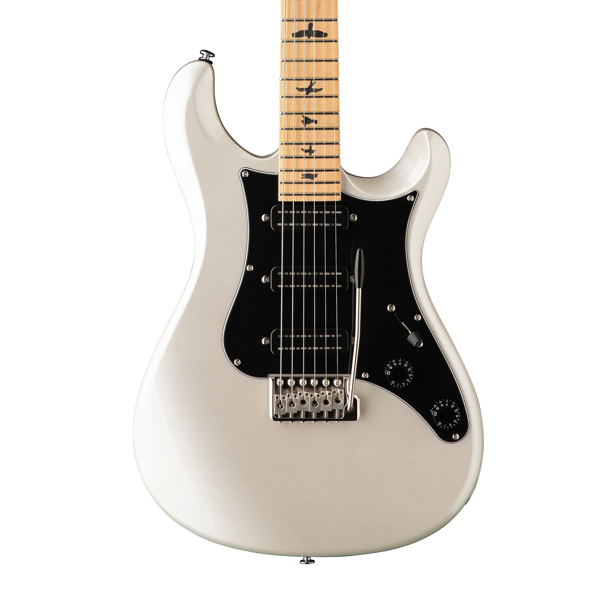 PRS SE NF3 Electric Guitar w/Bag, Maple FB, Pearl White - Image 4