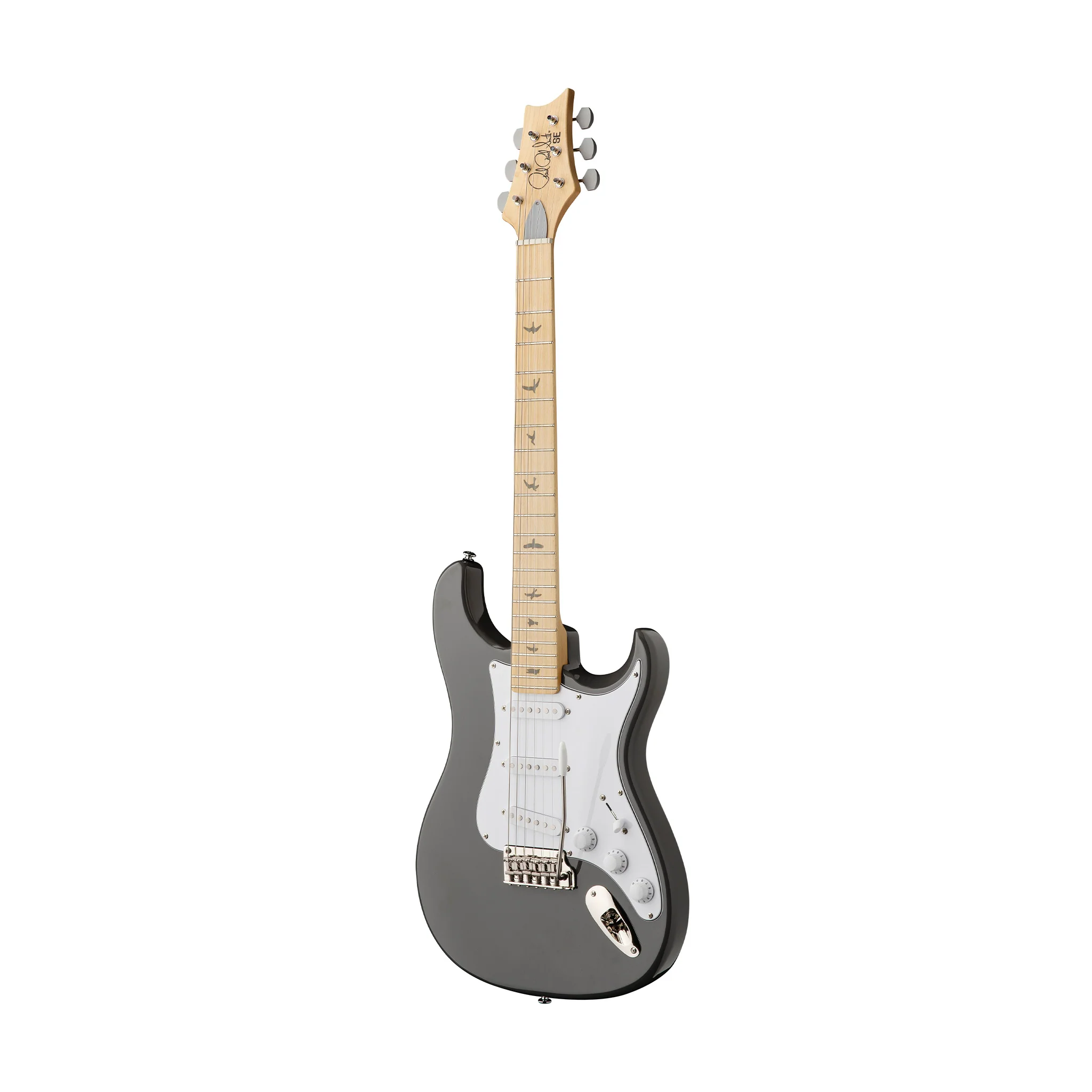 PRS SE Silver Sky Maple Electric Guitar, Overland Grey - Image 3