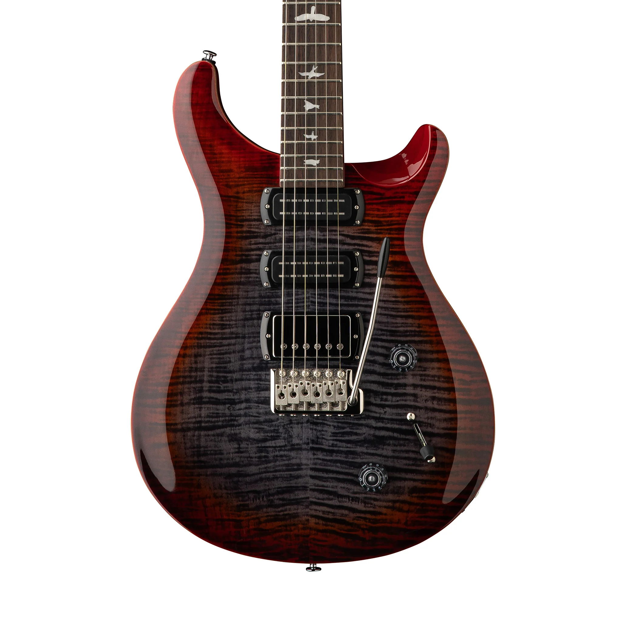 PRS SE Studio Electric Guitar, Charcoal Cherry Burst (114384-CG-UD22CG) - Image 4