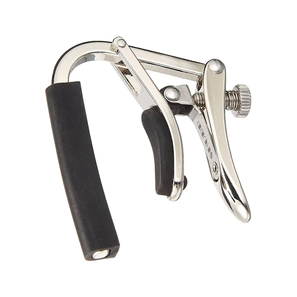 Shubb C1N Standard Acoustic Guitar Capo, Brushed Nickel - Image 2