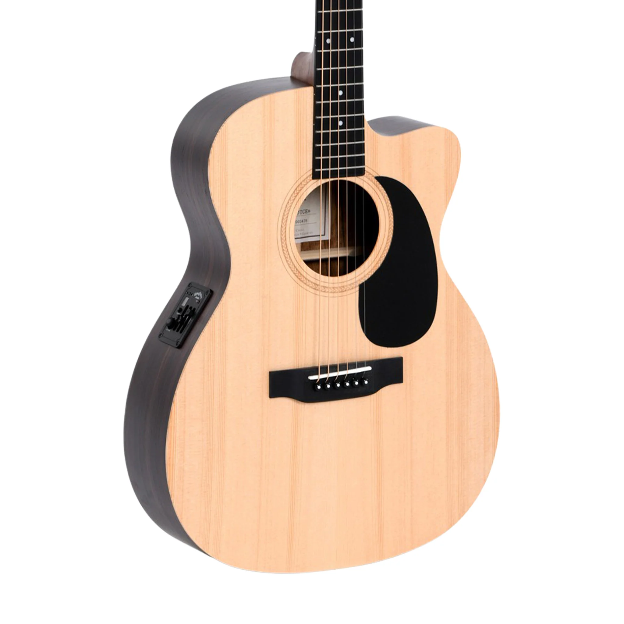 Sigma 000TCE SE Series Solid Sitka Spruce Top/Tilia Back & Sides Acoustic Guitar, Natural - Image 3