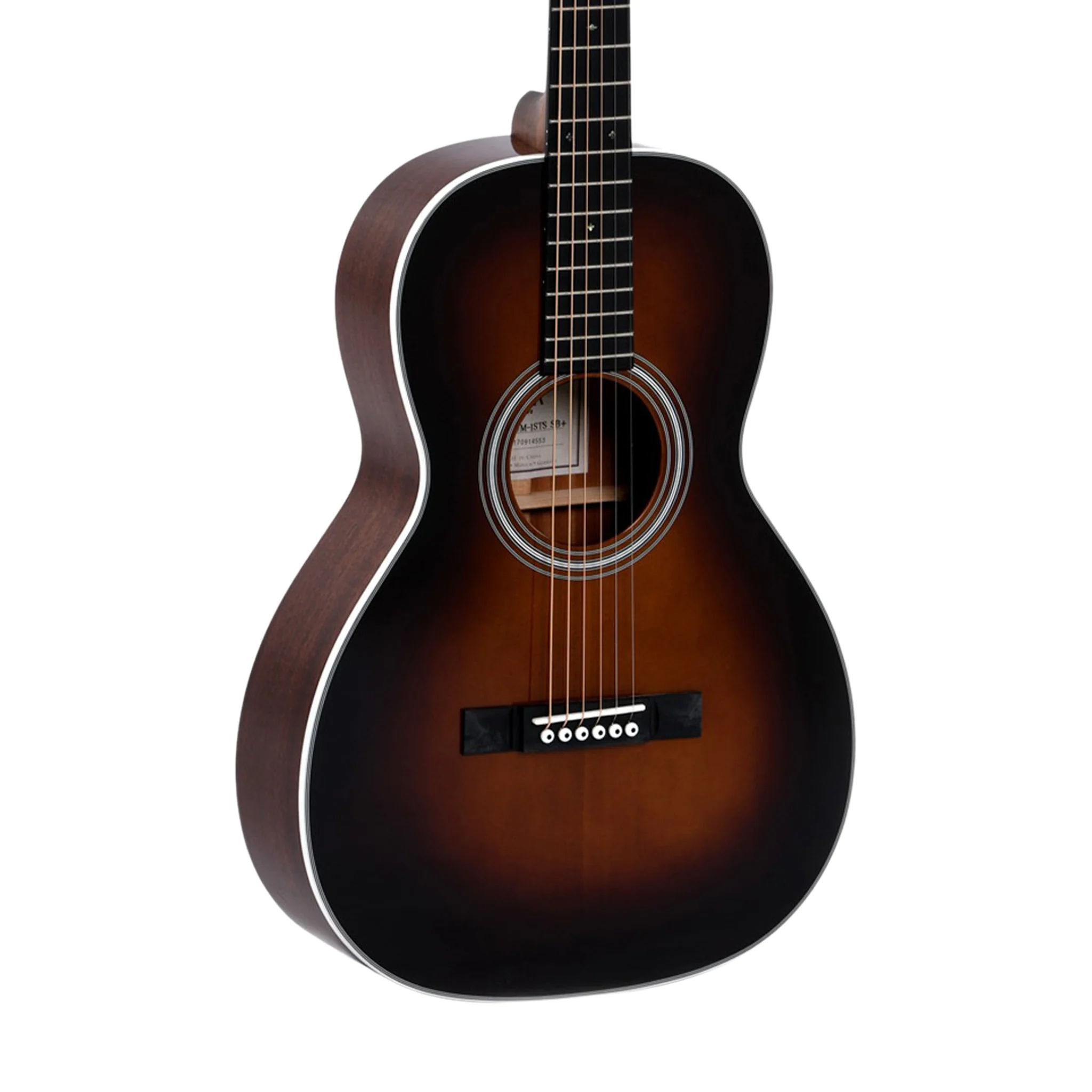 Sigma 00M-1S-SB Mahogany 00-12 Fret Acoustic Guitar, Sunburst - Image 3