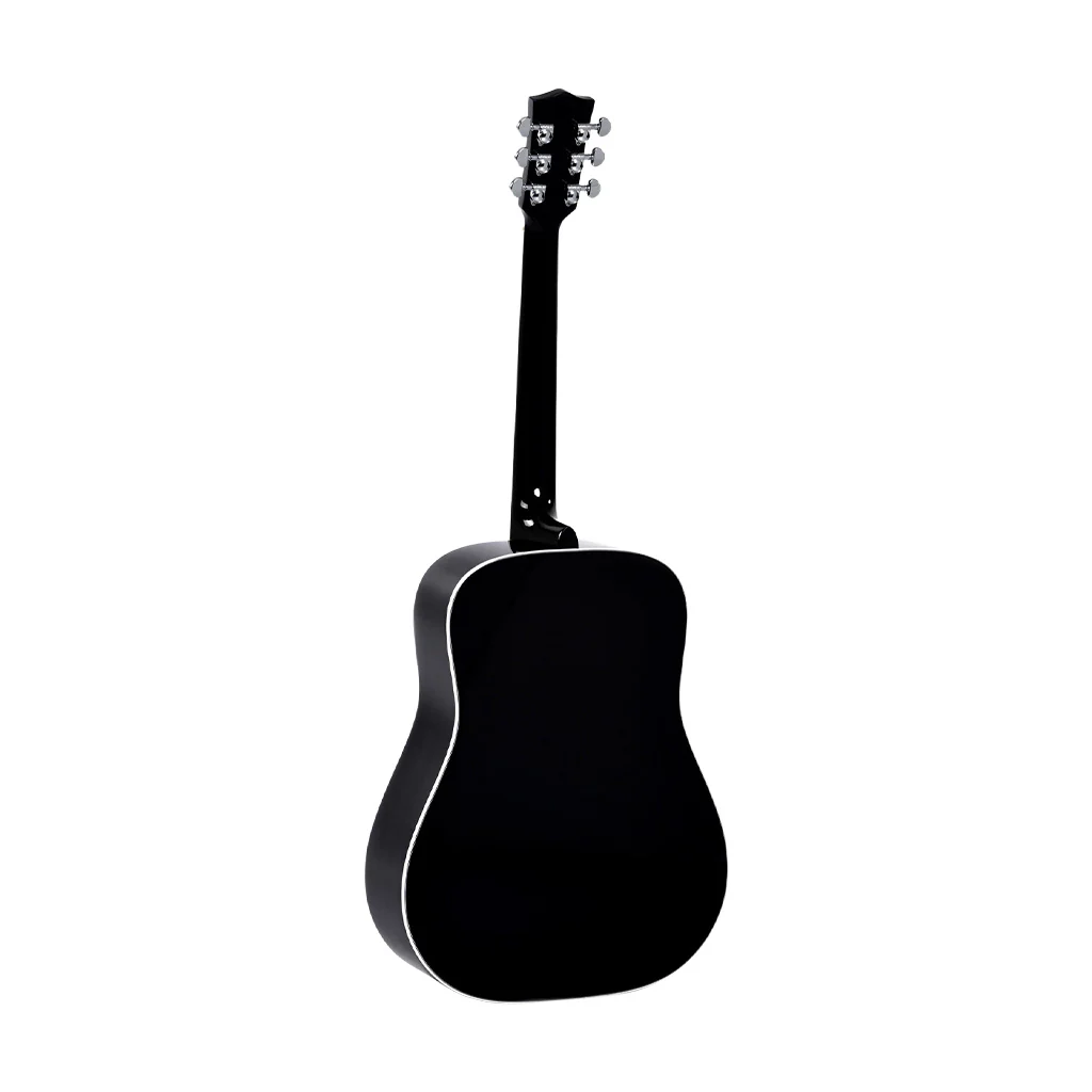 Sigma DM-SG5-BK SG Series Acoustic-Electric Guitar, Black - Image 2