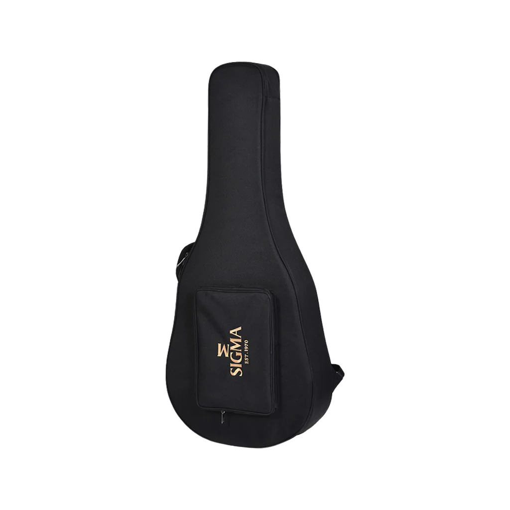 Sigma DM-SG5-BK SG Series Acoustic-Electric Guitar, Black - Image 7