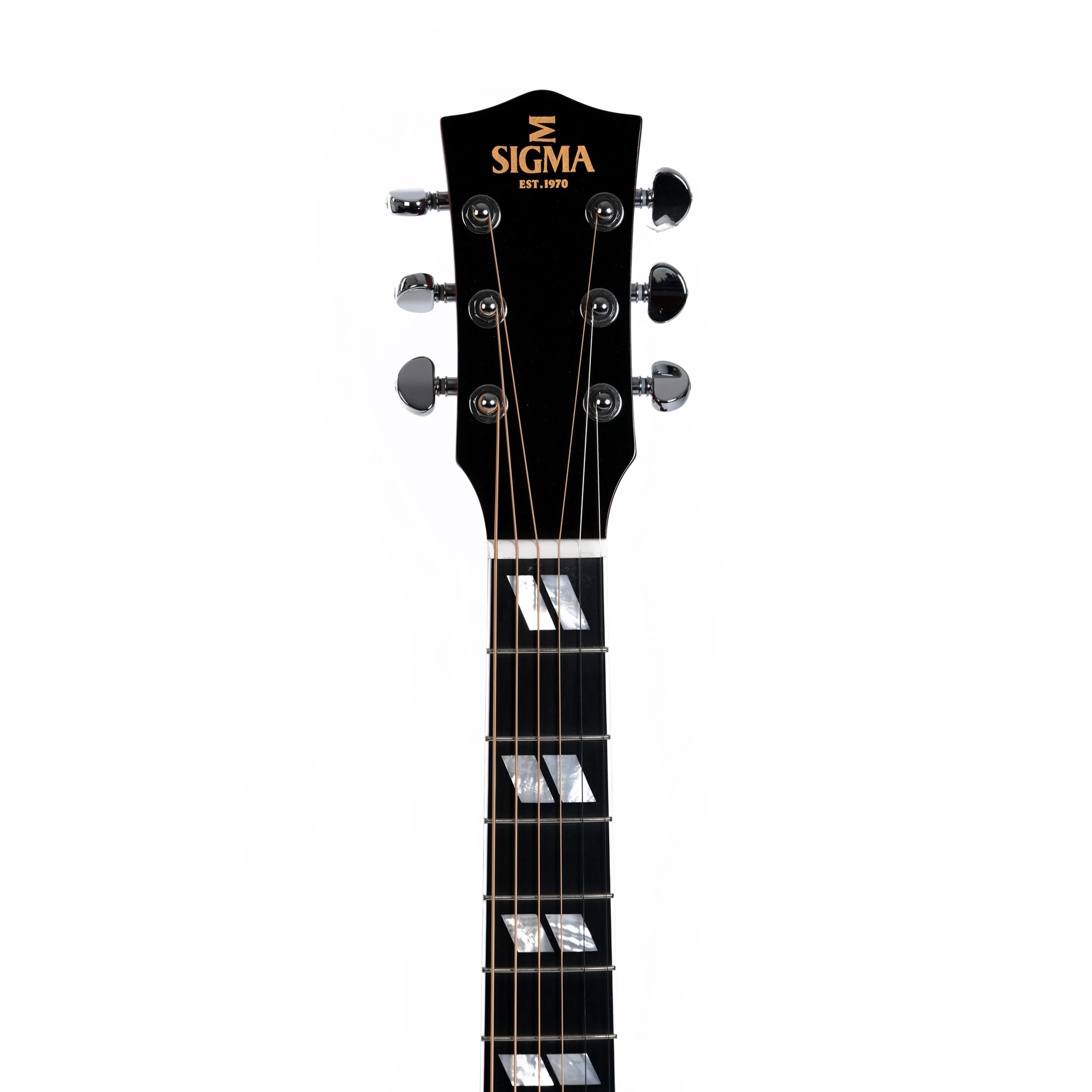 Sigma DM-SG5 SG Series Acoustic-Electric Guitar, Heritage Cherry - Image 3