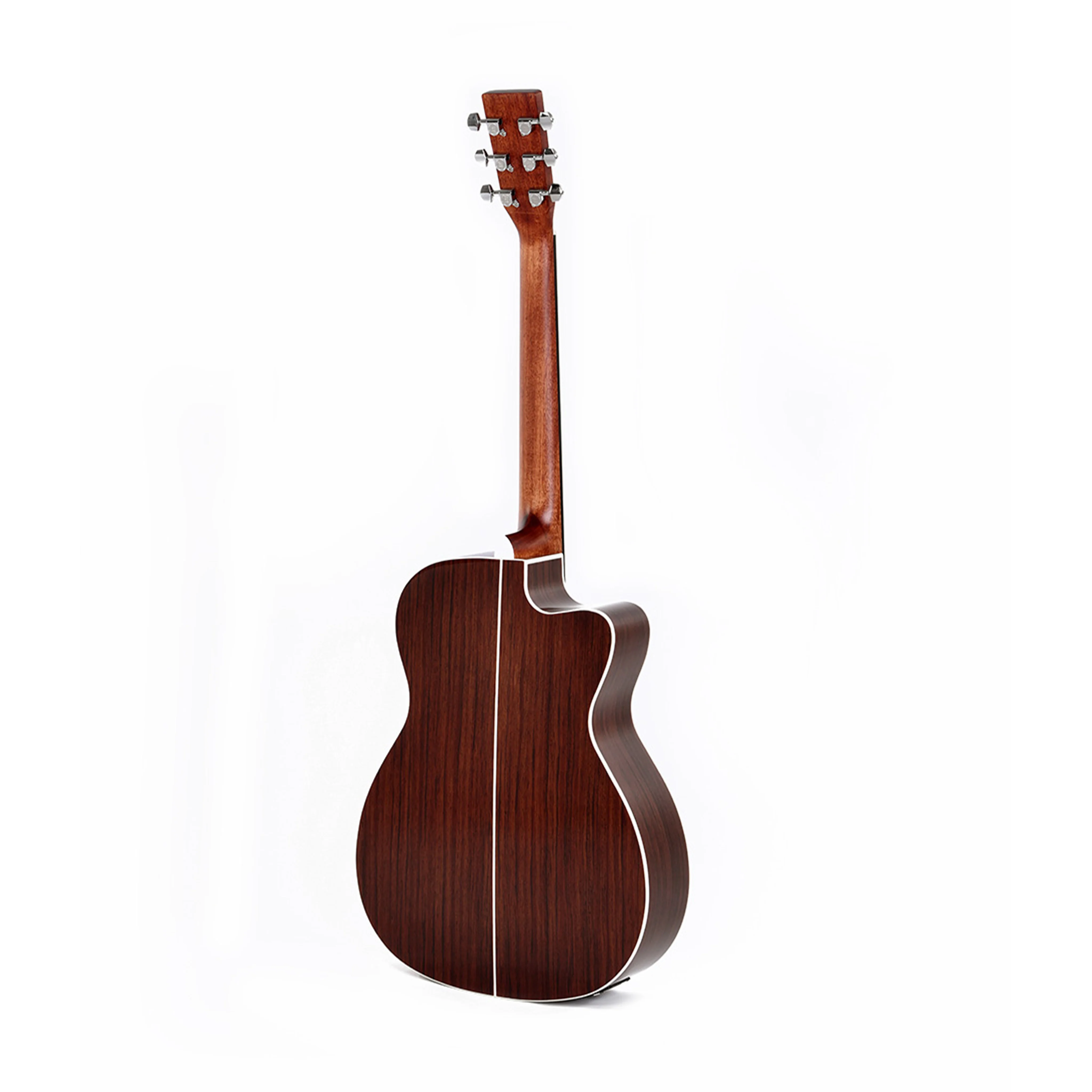 Sigma OMTC-1EL-SB Left-Handed Acoustic-Electric Guitar w/Case - Image 2
