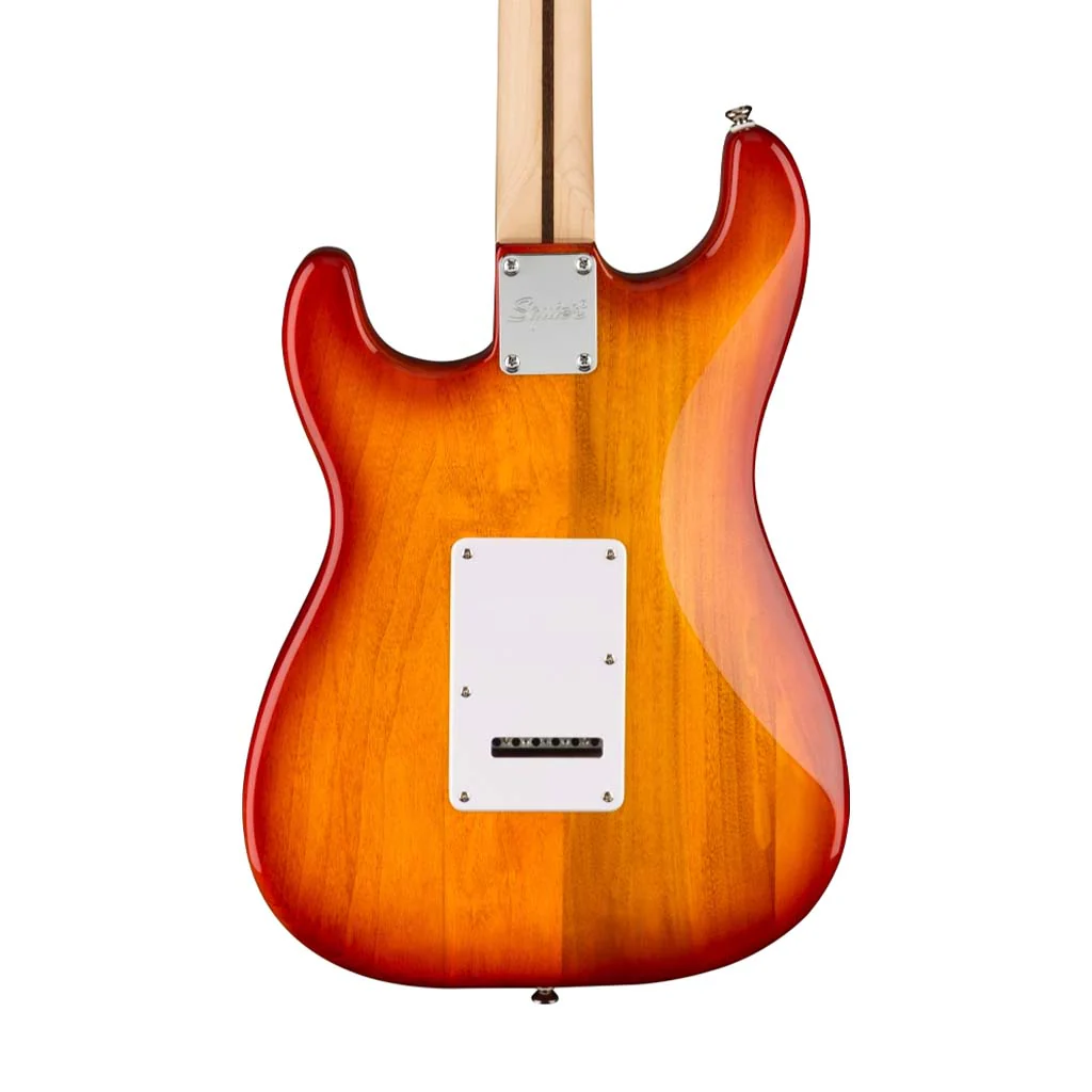 Squier Affinity Series HSS Stratocaster FMT Electric Guitar, Maple FB, Sienna Sunburst - Image 4