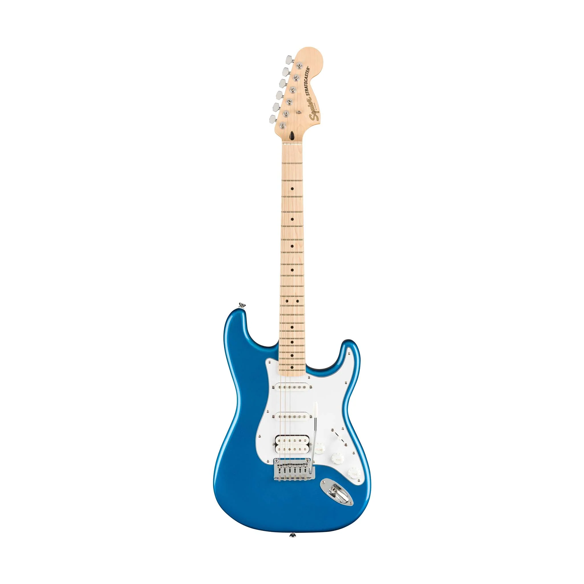 Squier Affinity Series HSS Stratocaster Guitar Pack, Maple FB, Lake Placid Blue, 230V, UK - Image 3