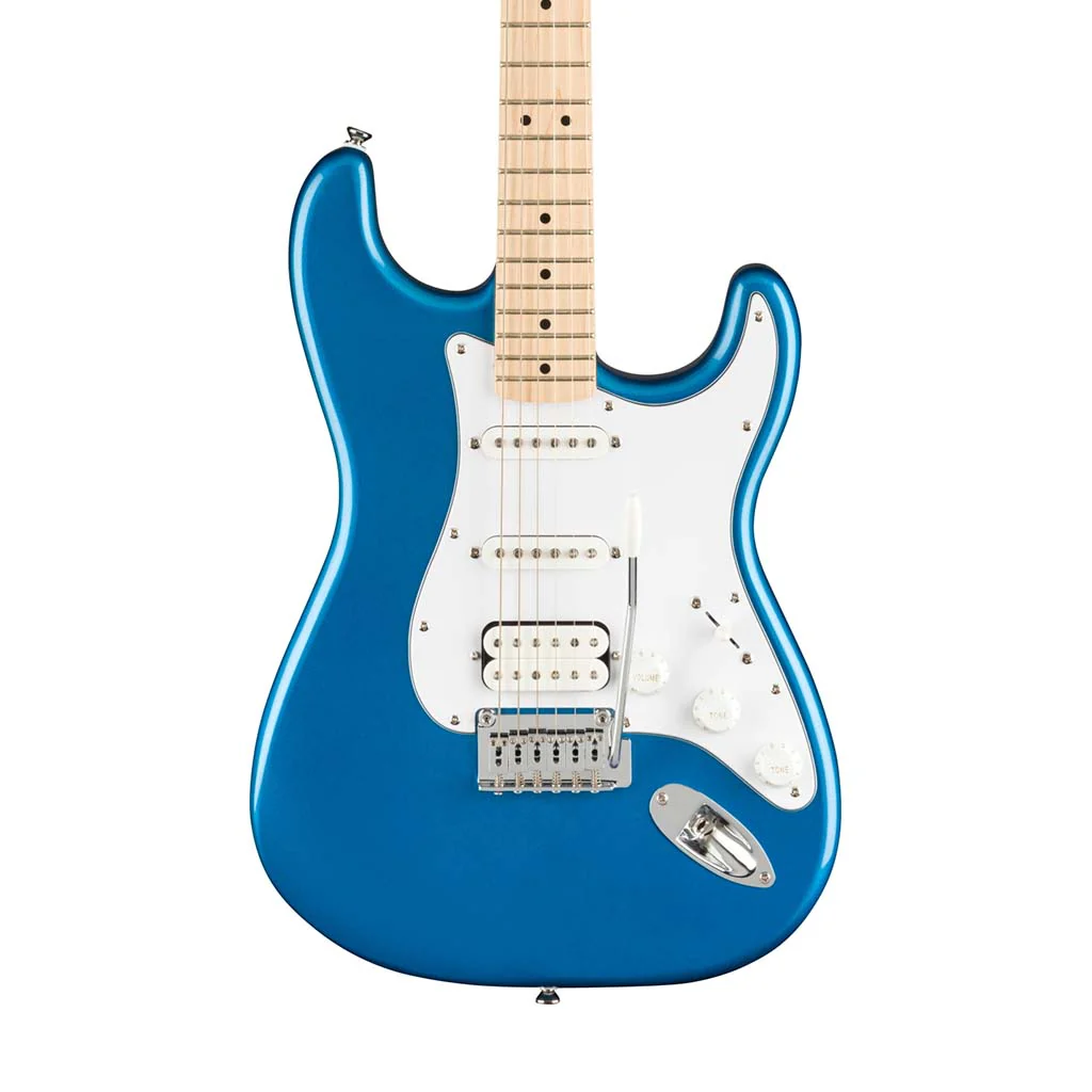 Squier Affinity Series HSS Stratocaster Guitar Pack, Maple FB, Lake Placid Blue, 230V, UK - Image 5