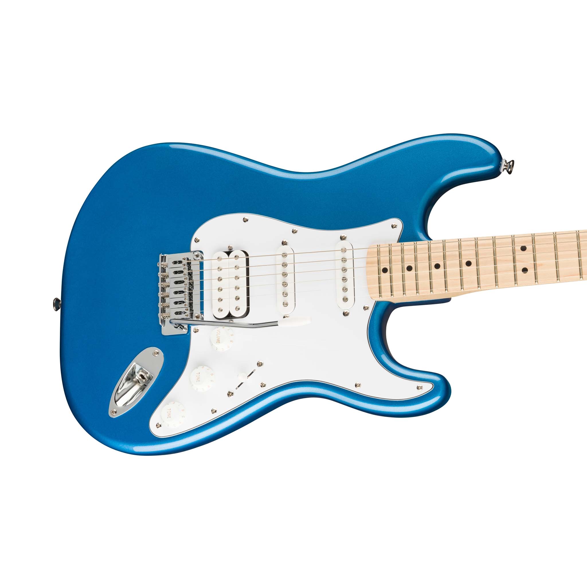 Squier Affinity Series HSS Stratocaster Guitar Pack, Maple FB, Lake Placid Blue, 230V, UK - Image 7