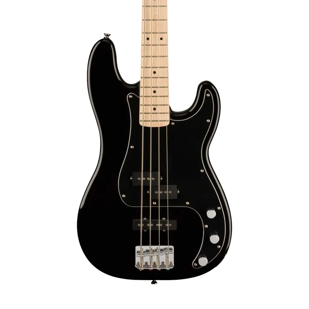 Squier Affinity Series Precision PJ Bass Guitar, Maple FB, Black - Image 3
