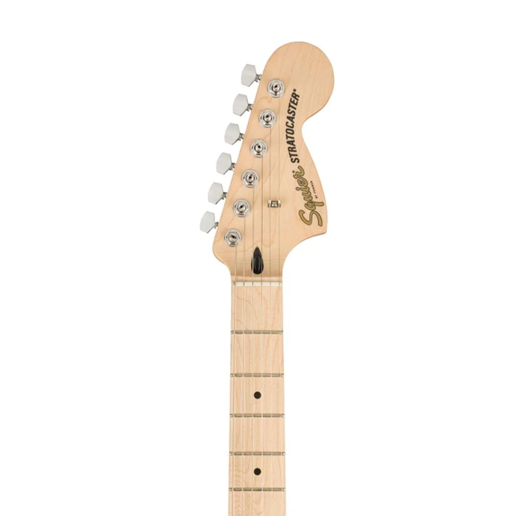Squier Affinity Series Stratocaster Electric Guitar, Maple FB, Black - Image 6