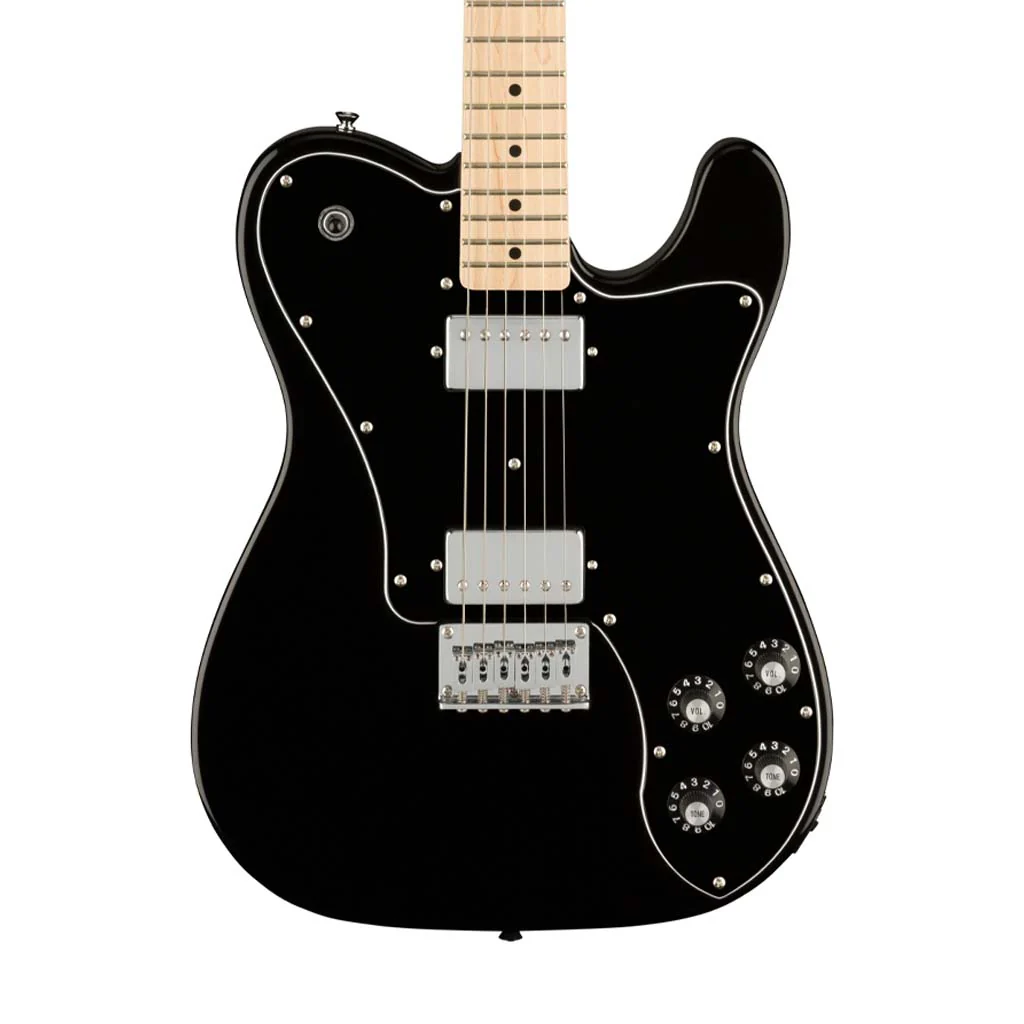 Squier Affinity Series Telecaster Deluxe Electric Guitar, Maple FB, Black - Image 3