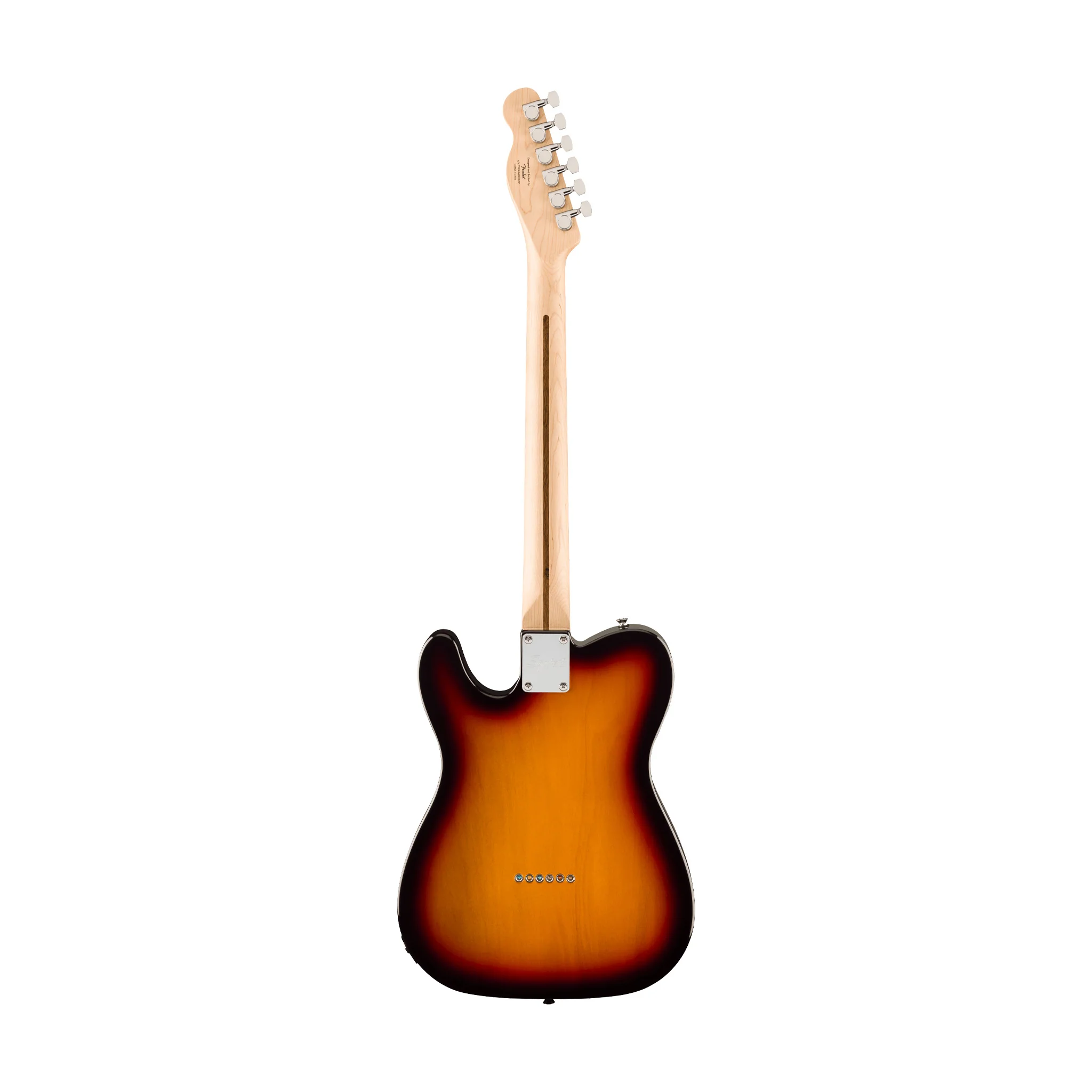 Squier Affinity Series Telecaster Thinline Electric Guitar, Maple FB, 3-Color Sunburst - Image 2