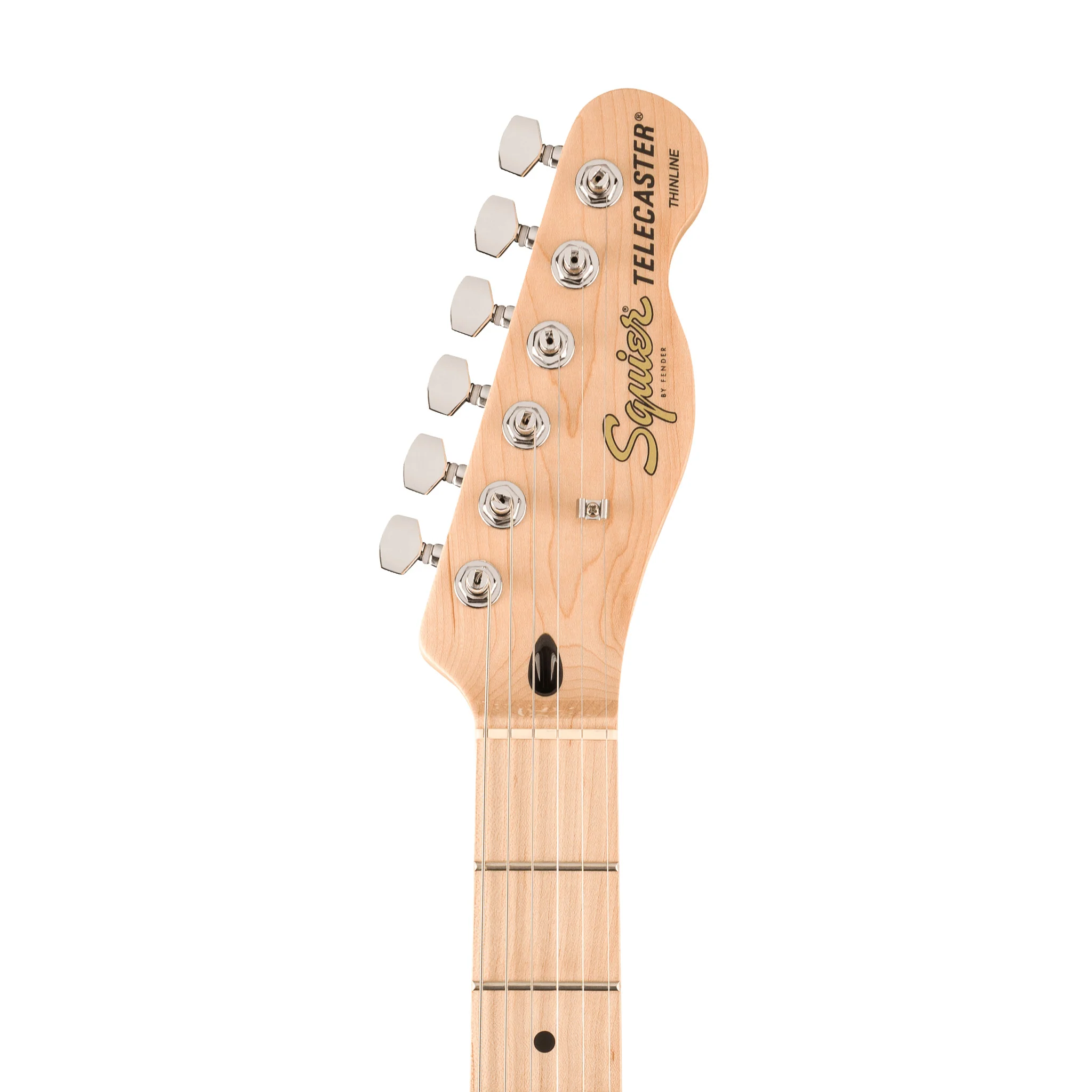 Squier Affinity Series Telecaster Thinline Electric Guitar, Maple FB, 3-Color Sunburst - Image 6