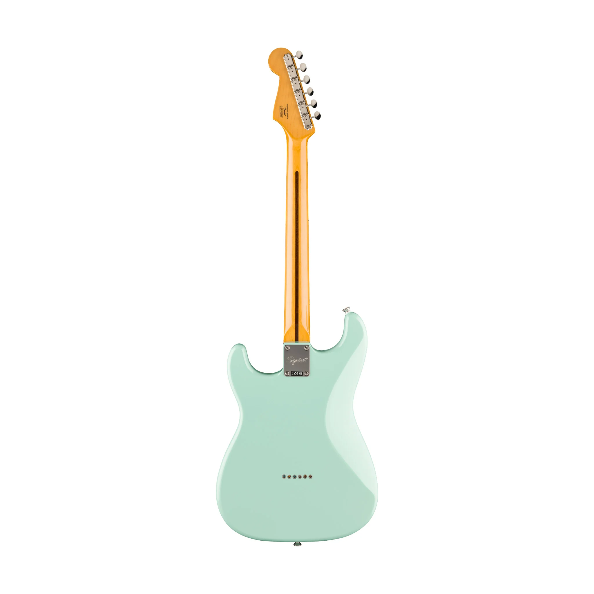 Squier Classic Vibe 50s Stratocaster Hardtail Electric Guitar, Maple FB, Surf Green - Image 2