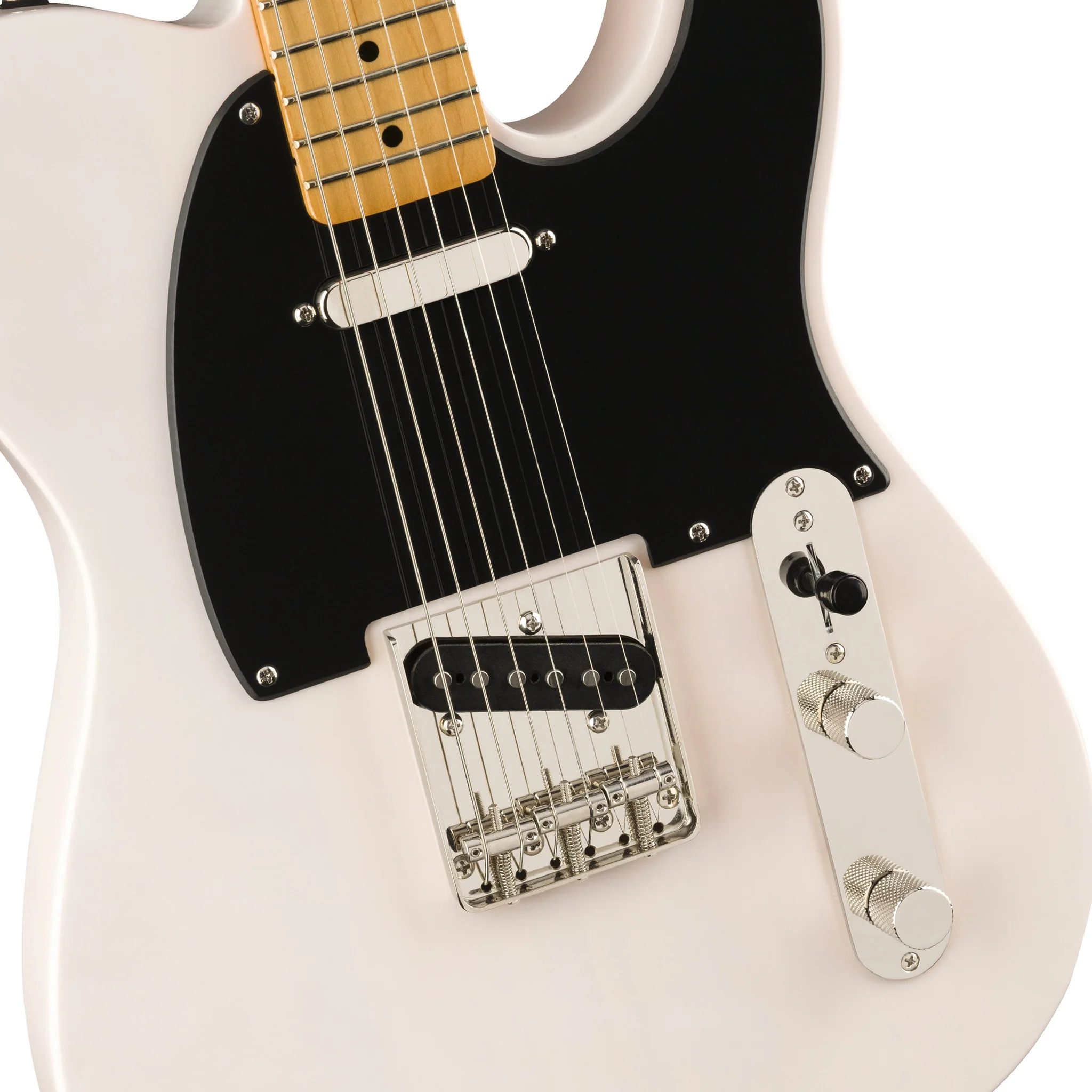 Squier Classic Vibe 50s Telecaster Electric Guitar, Maple FB, White Blonde - Image 4