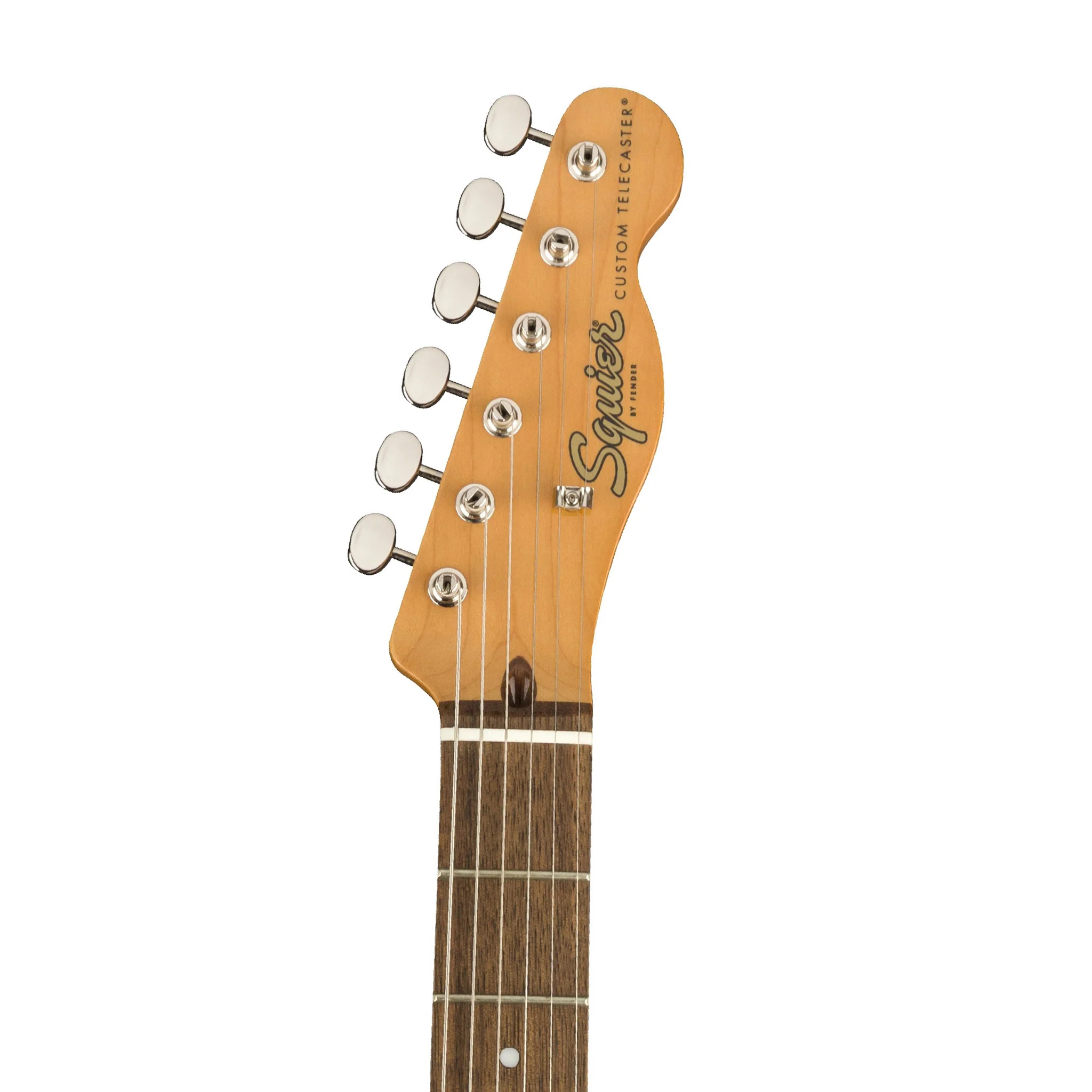 Squier Classic Vibe 60s Custom Telecaster Electric Guitar, Laurel FB, 3-Tone Sunburst - Image 5