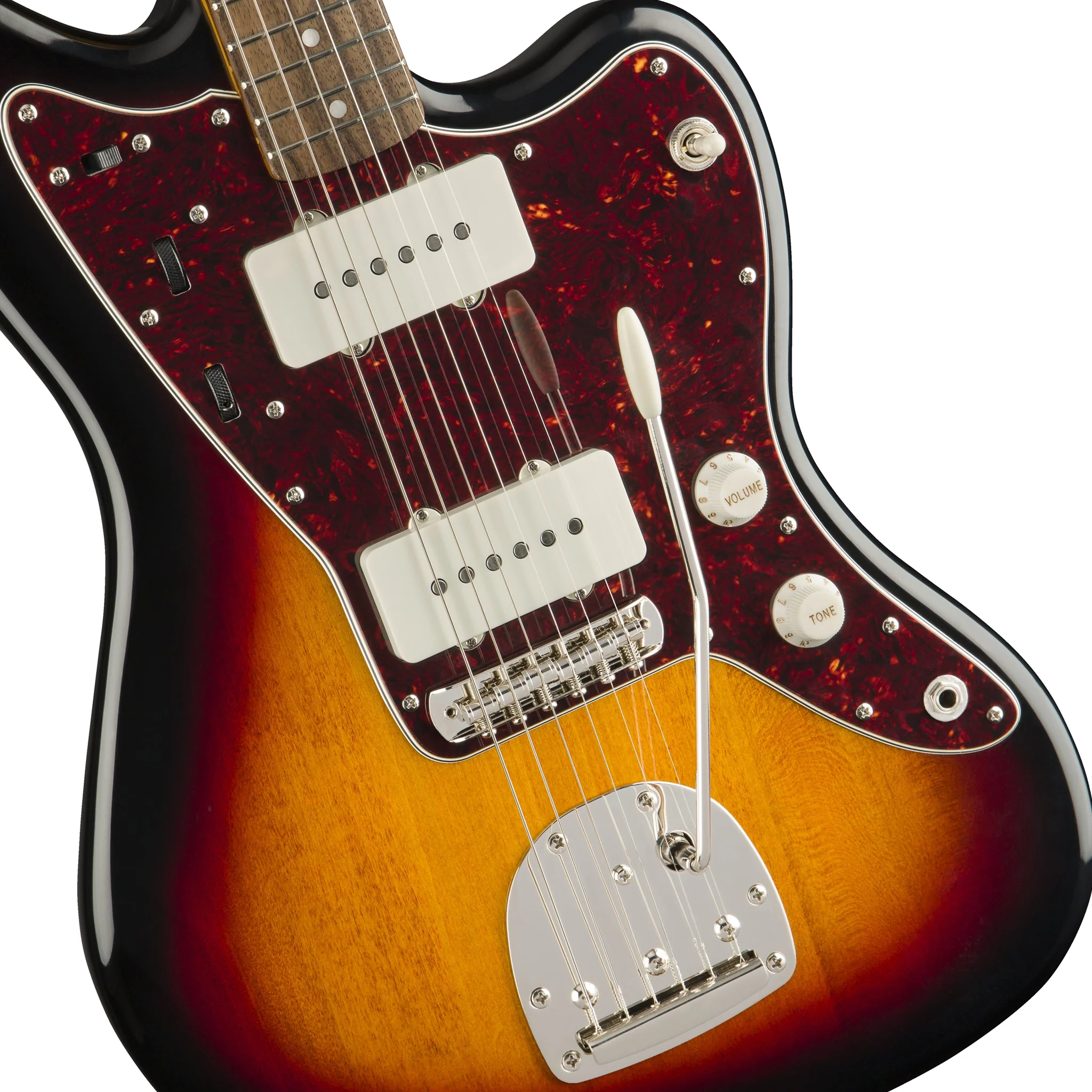 Squier Classic Vibe 60s Jazzmaster Electric Guitar, Laurel FB, 3-Tone Sunburst - Image 4