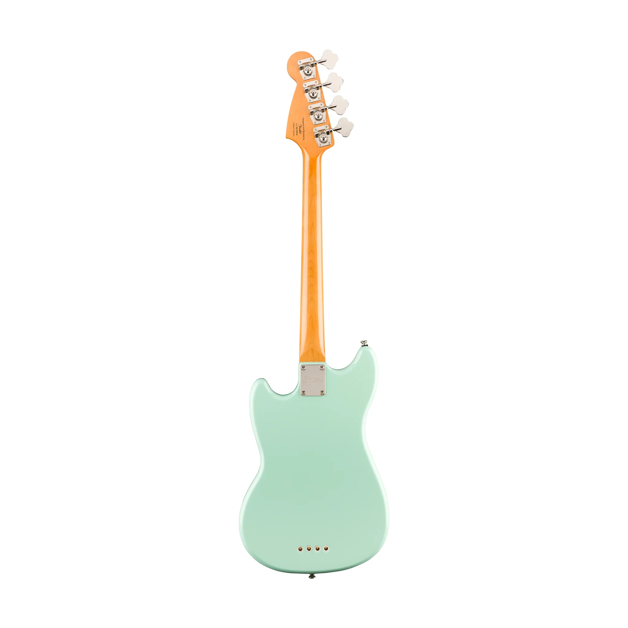 Squier Classic Vibe 60s Mustang Bass Guitar, Laurel FB, Seafoam Green - Image 2