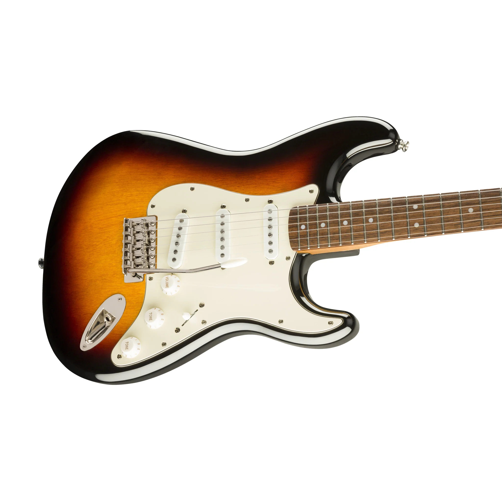 Squier Classic Vibe 60s Stratocaster Electric Guitar, Laurel FB, 3-Tone Sunburst - Image 3