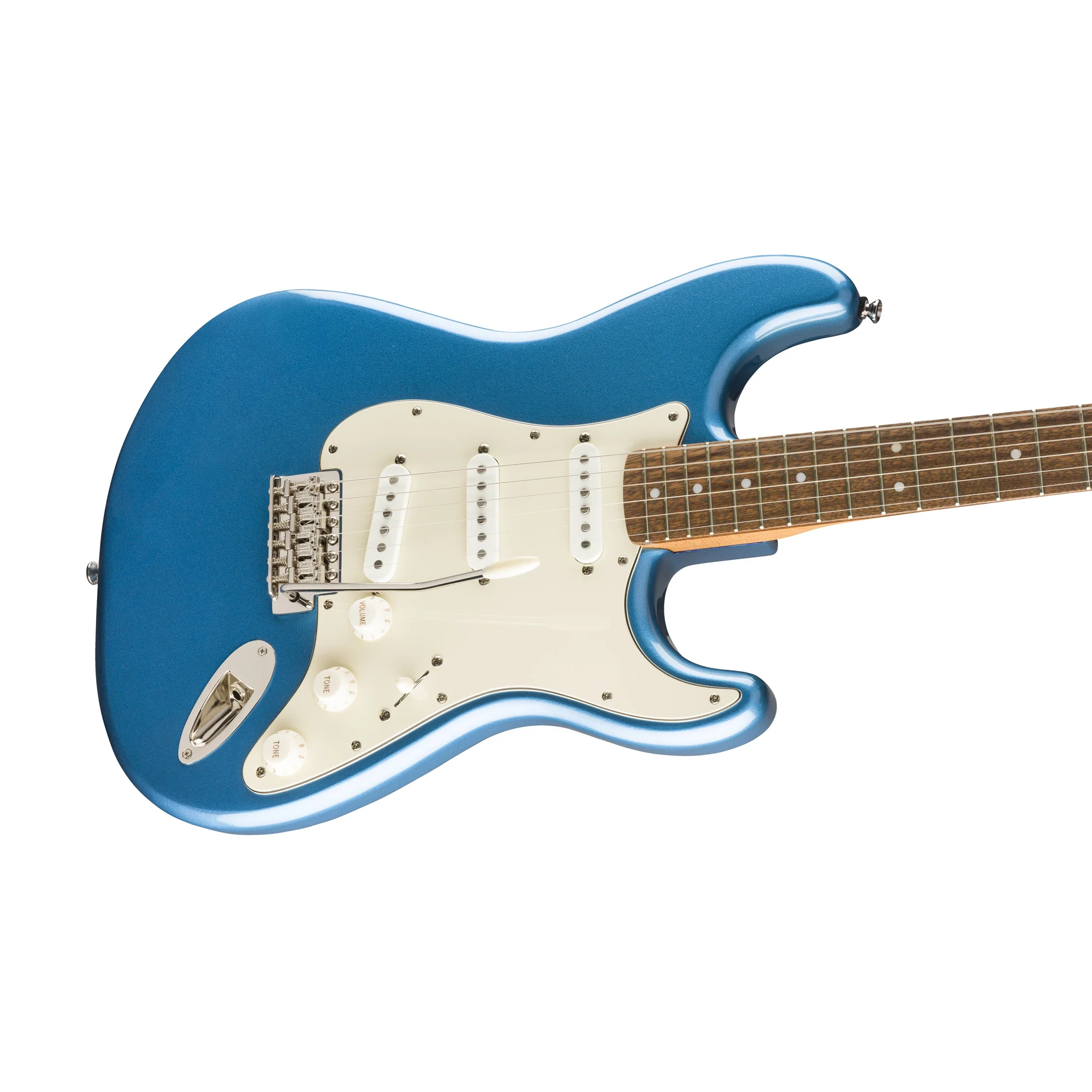 Squier Classic Vibe 60s Stratocaster Electric Guitar, Laurel FB, Lake Placid Blue - Image 3